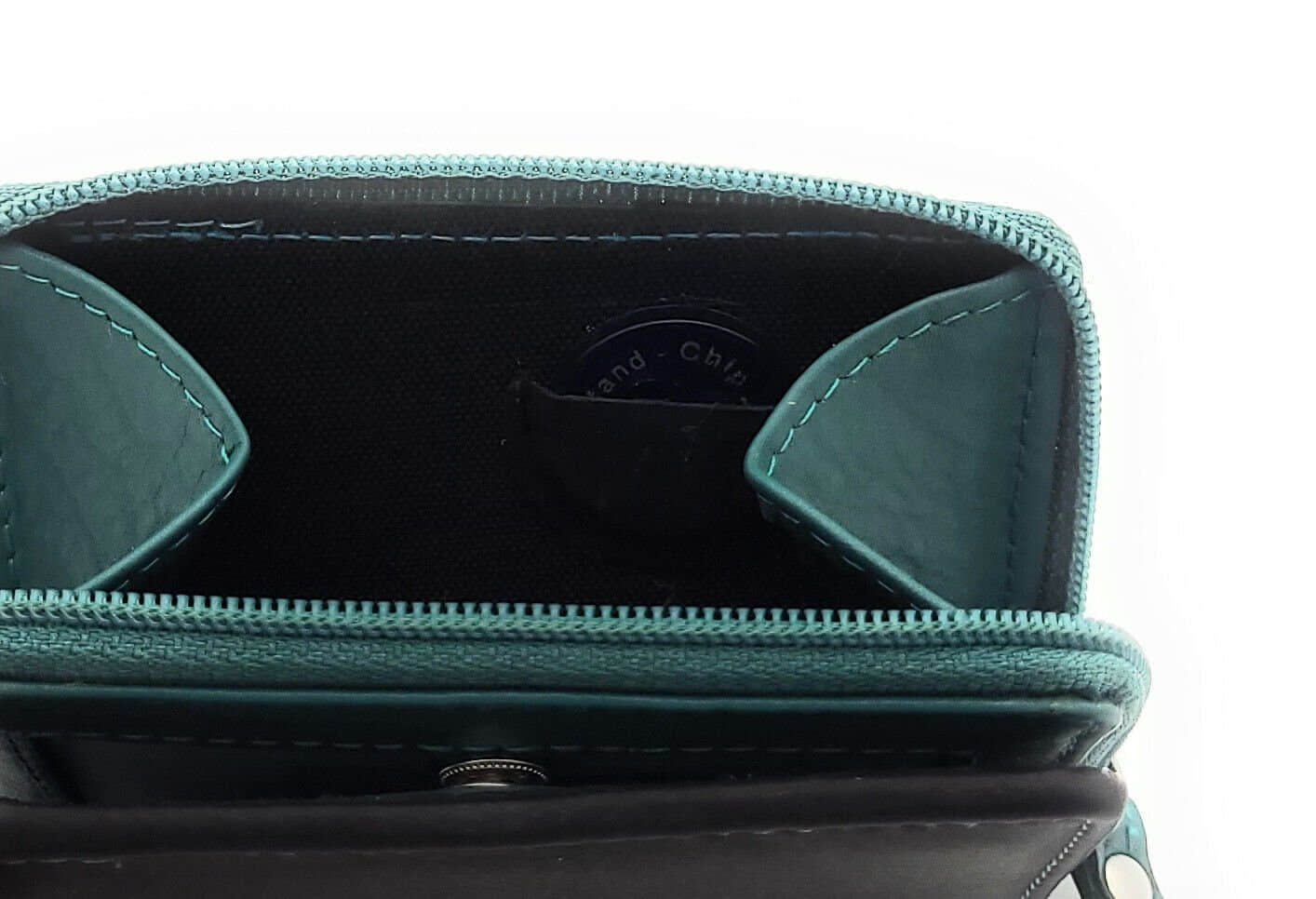 JOCKEY CLUB Mädchenmode JOCKEY CLUB Mini Leather Wallet with RFID Protection Petrol