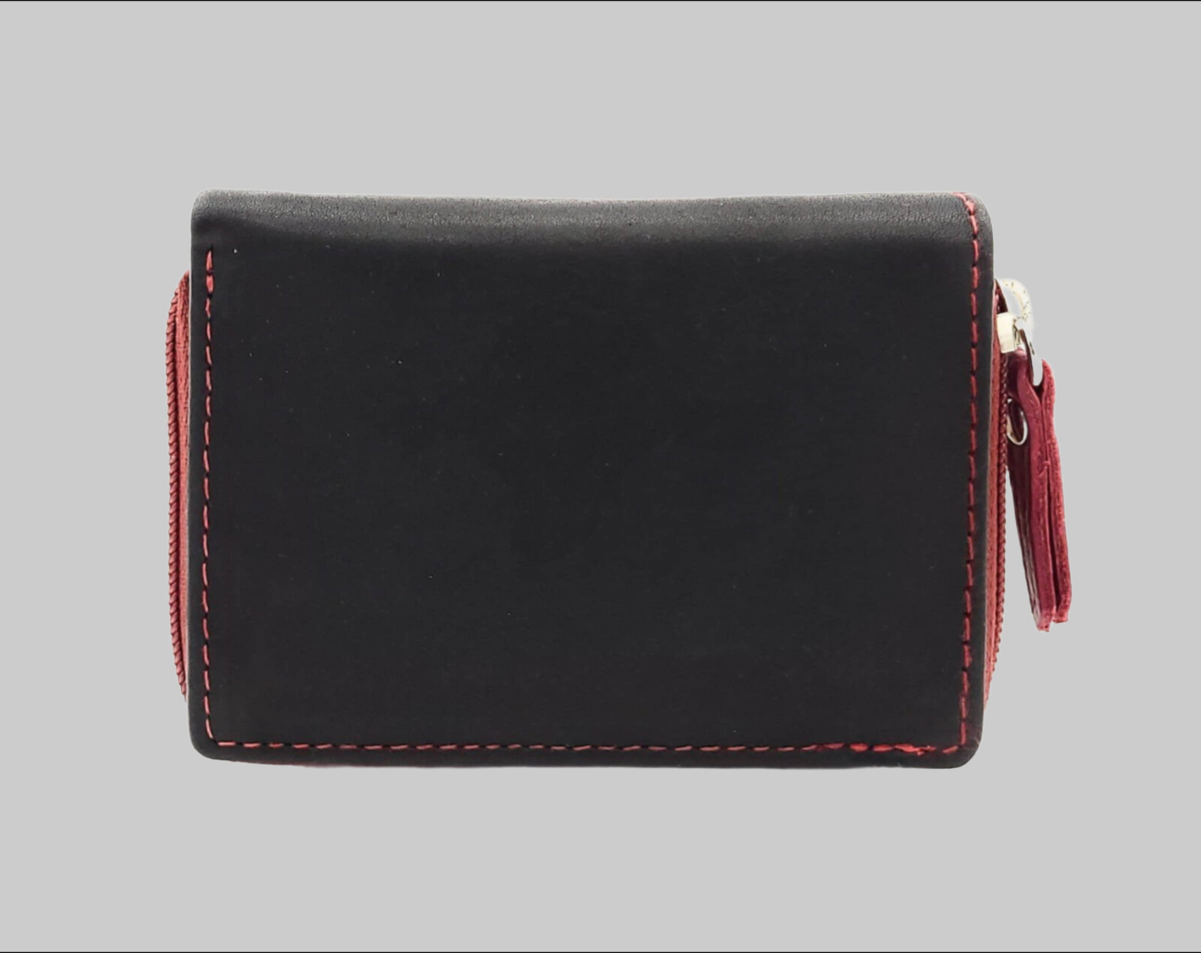 JOCKEY CLUB Mädchenmode JOCKEY CLUB Mini Leather Wallet with RFID Protection Rot