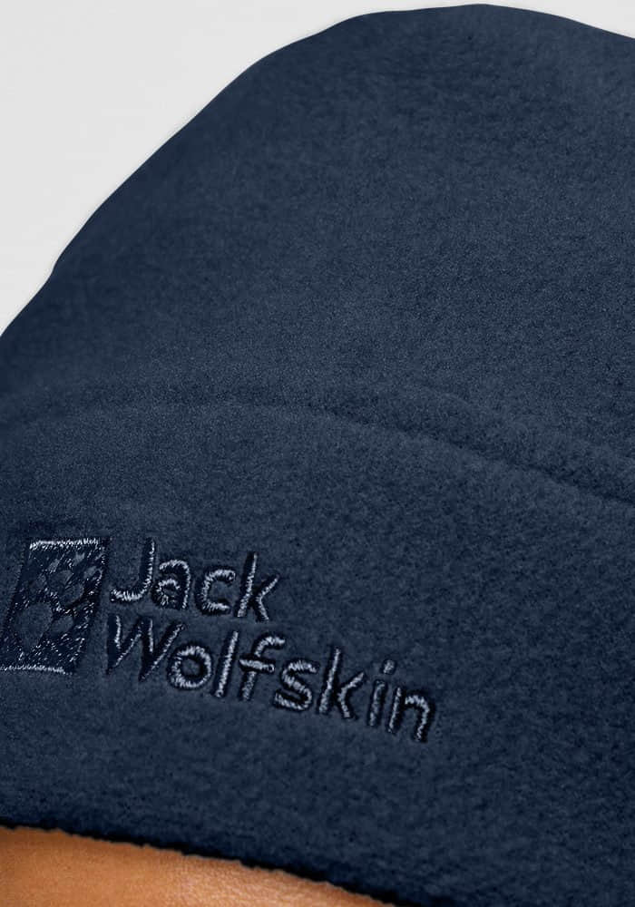 Jack Wolfskin Real Stuff Beanie - Sustainable Fleece Hat night-blue Jack Wolfskin Mädchenmode