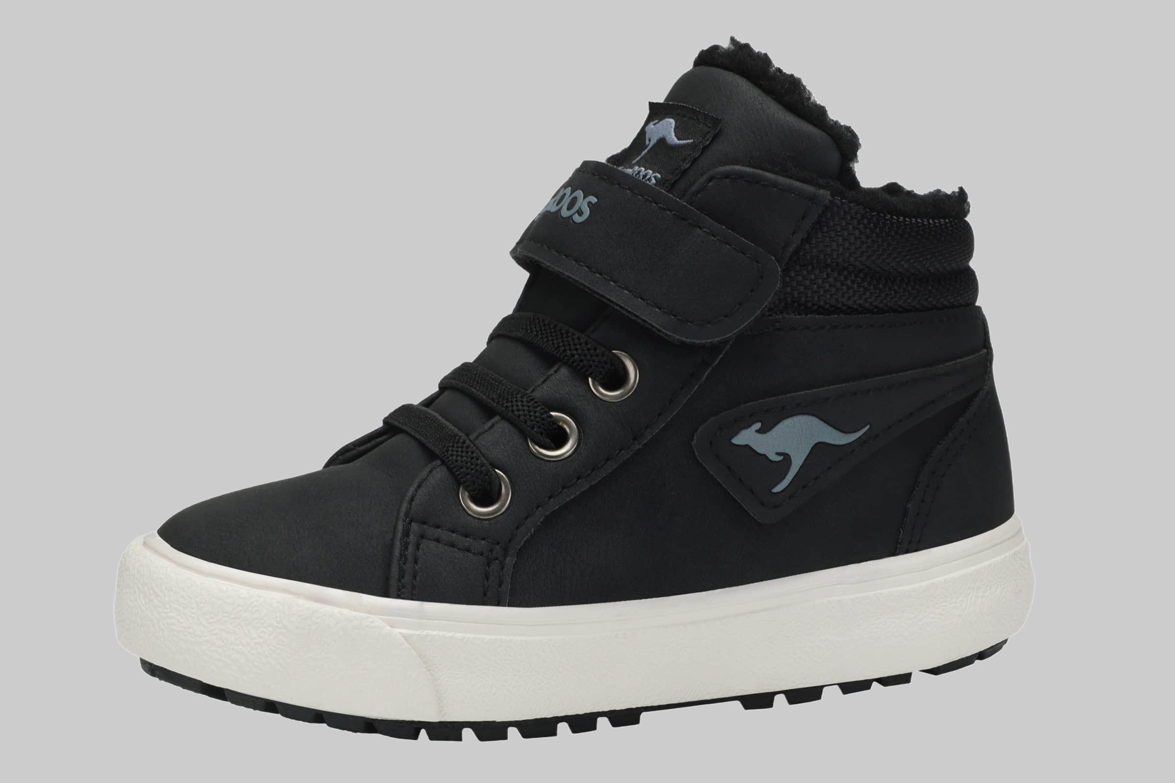KangaROOS KangaROOS Kavu III Kids' Fleece-Lined Sneaker jet black/ Mädchenmode