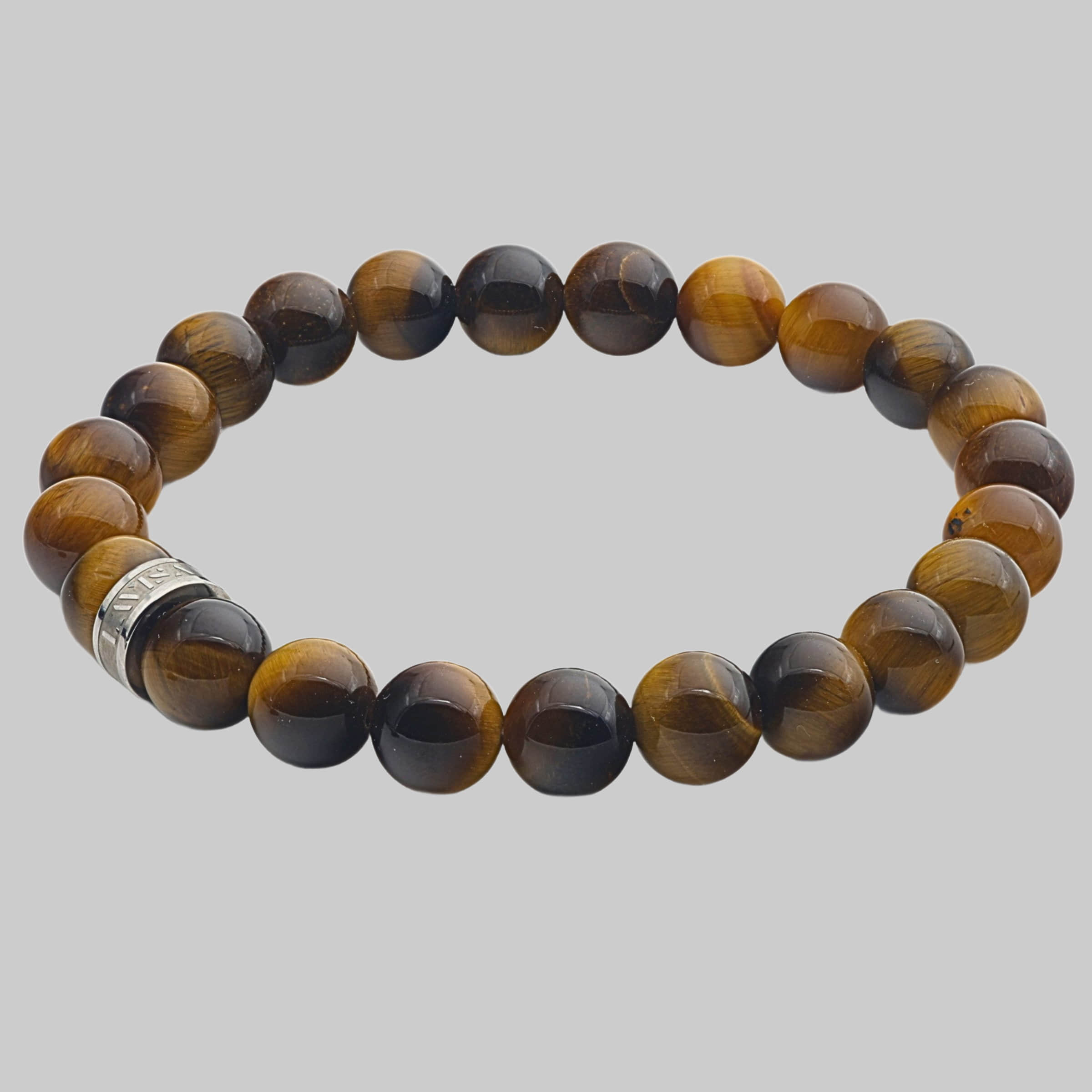 myToys LAVISA LAVISA Gemstone Bracelet | Natural Stone Beads | Healing Crystals | Uni Tigerauge
