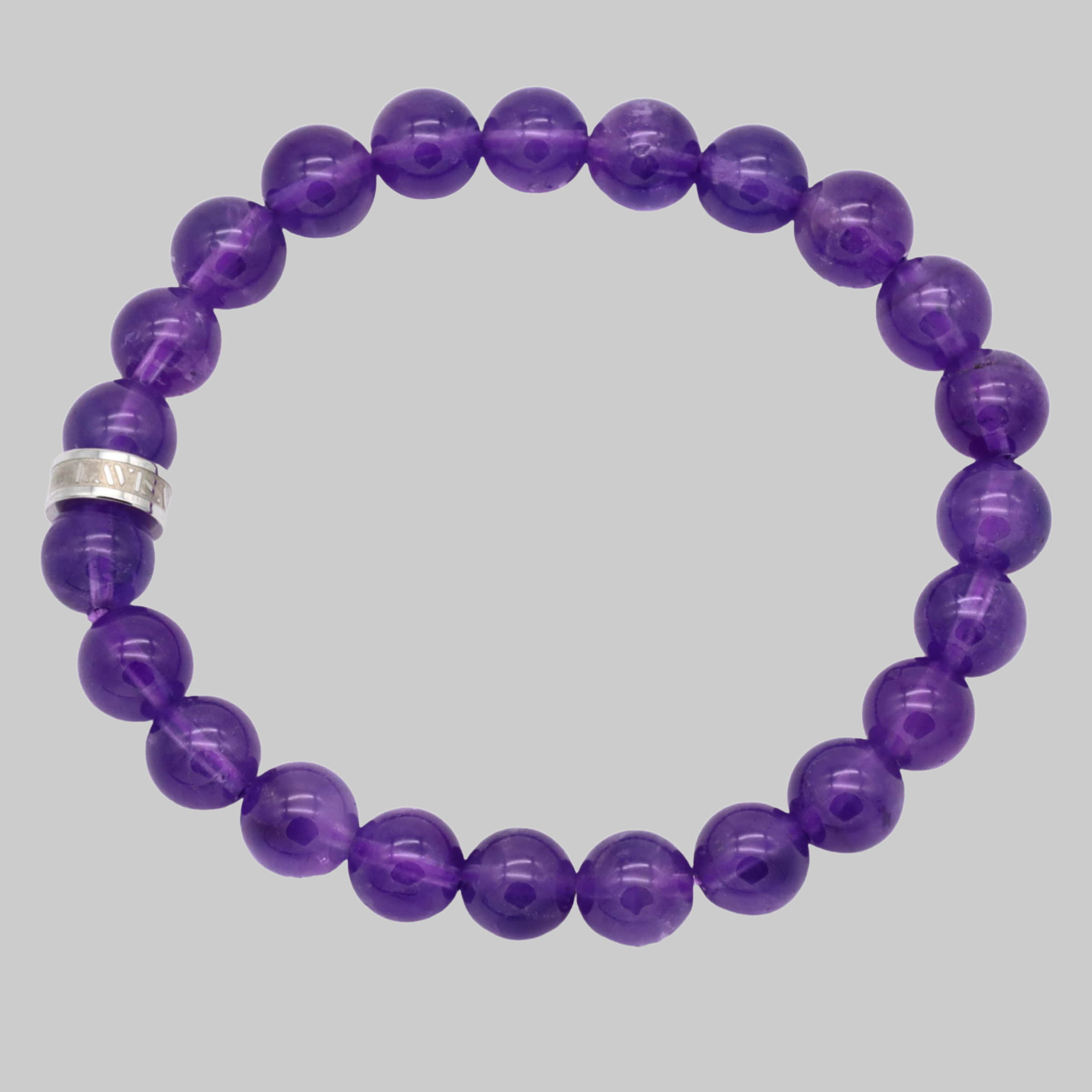 LAVISA LAVISA Gemstone Bracelet | Natural Stone Beads | Healing Crystals | Uni Amethyst myToys
