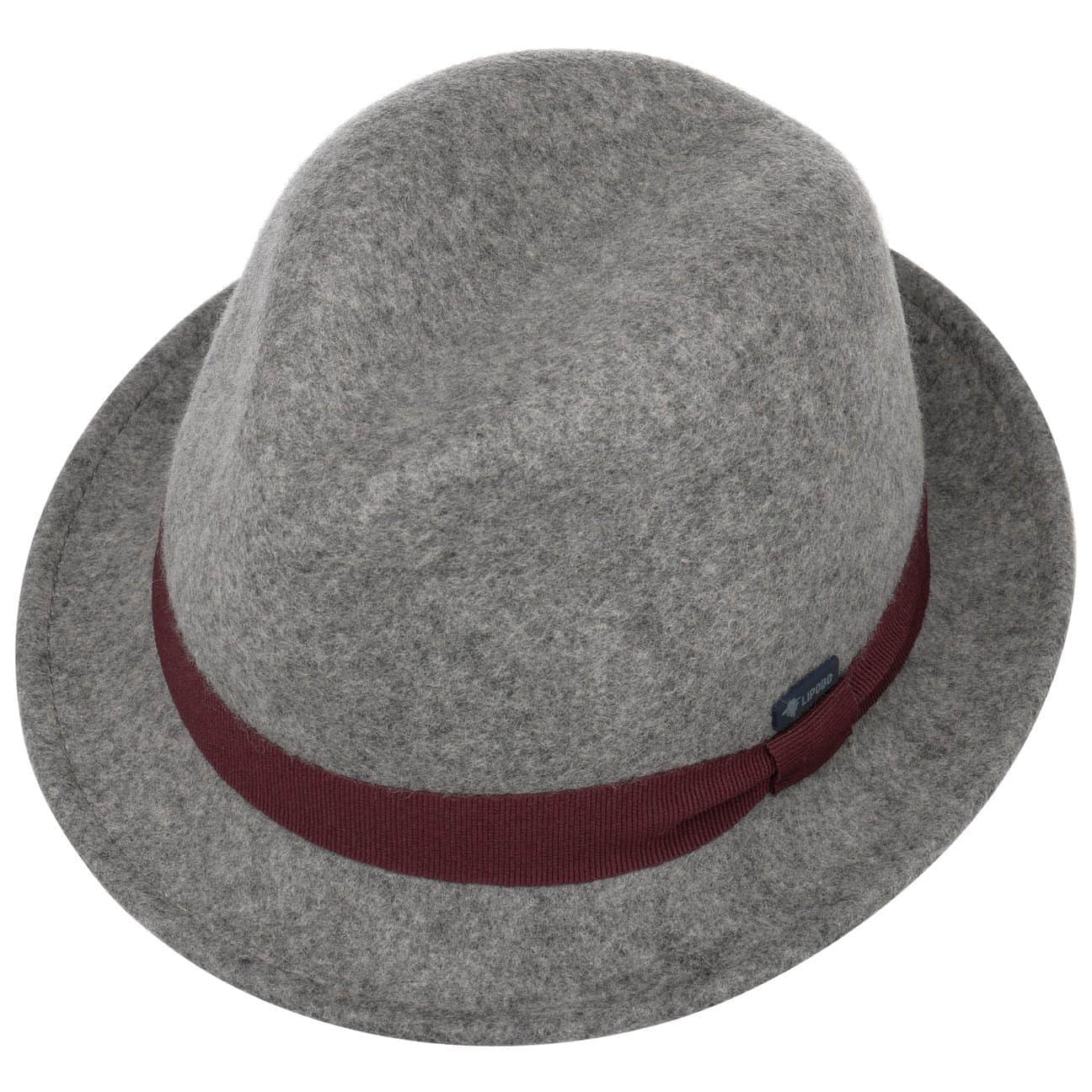 Lipodo Children's Wool Felt Trilby Hat - Italian Style & Quality anthrazit Mädchenmode Lipodo