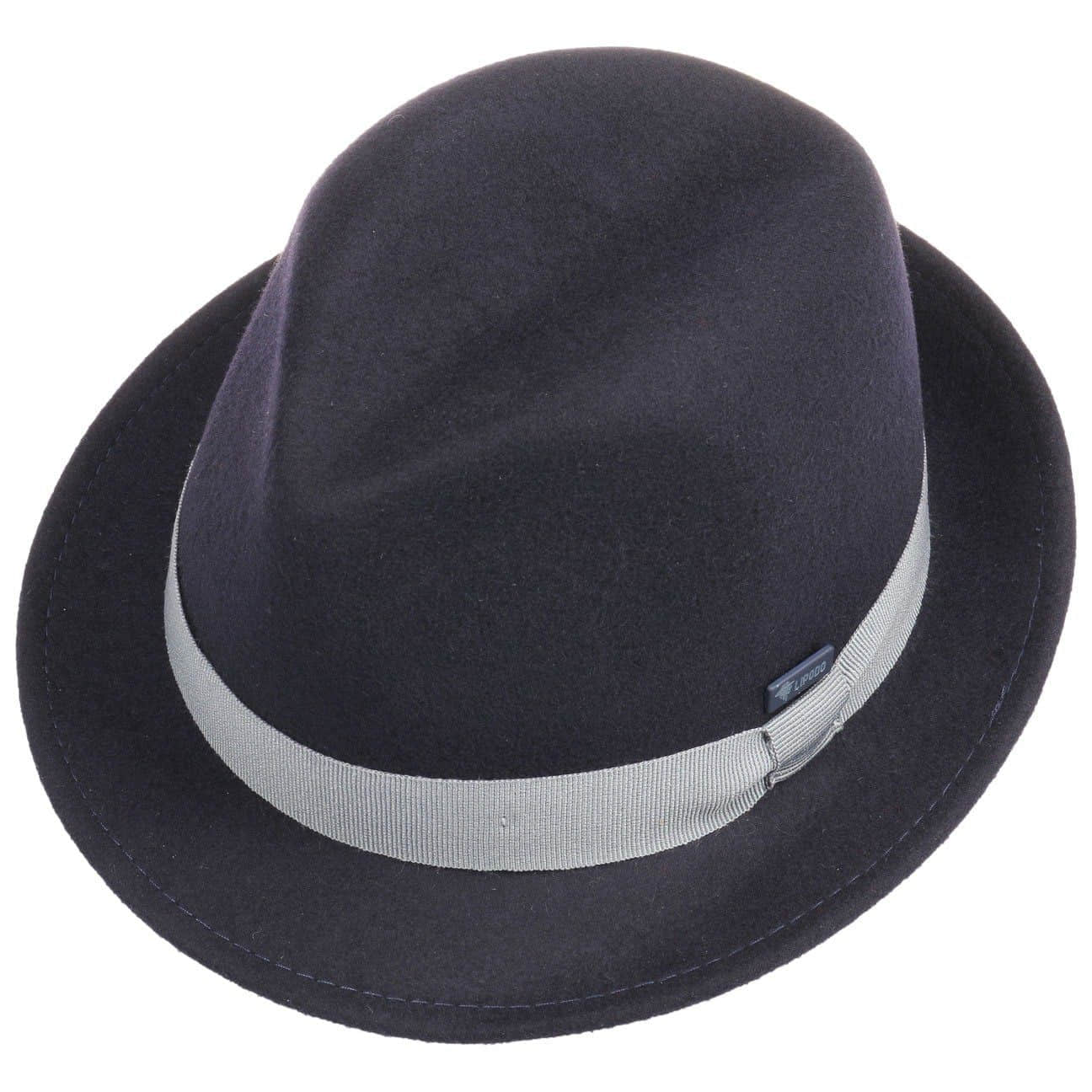 Lipodo Lipodo Children's Wool Felt Trilby Hat - Italian Style & Quality blau Mädchenmode