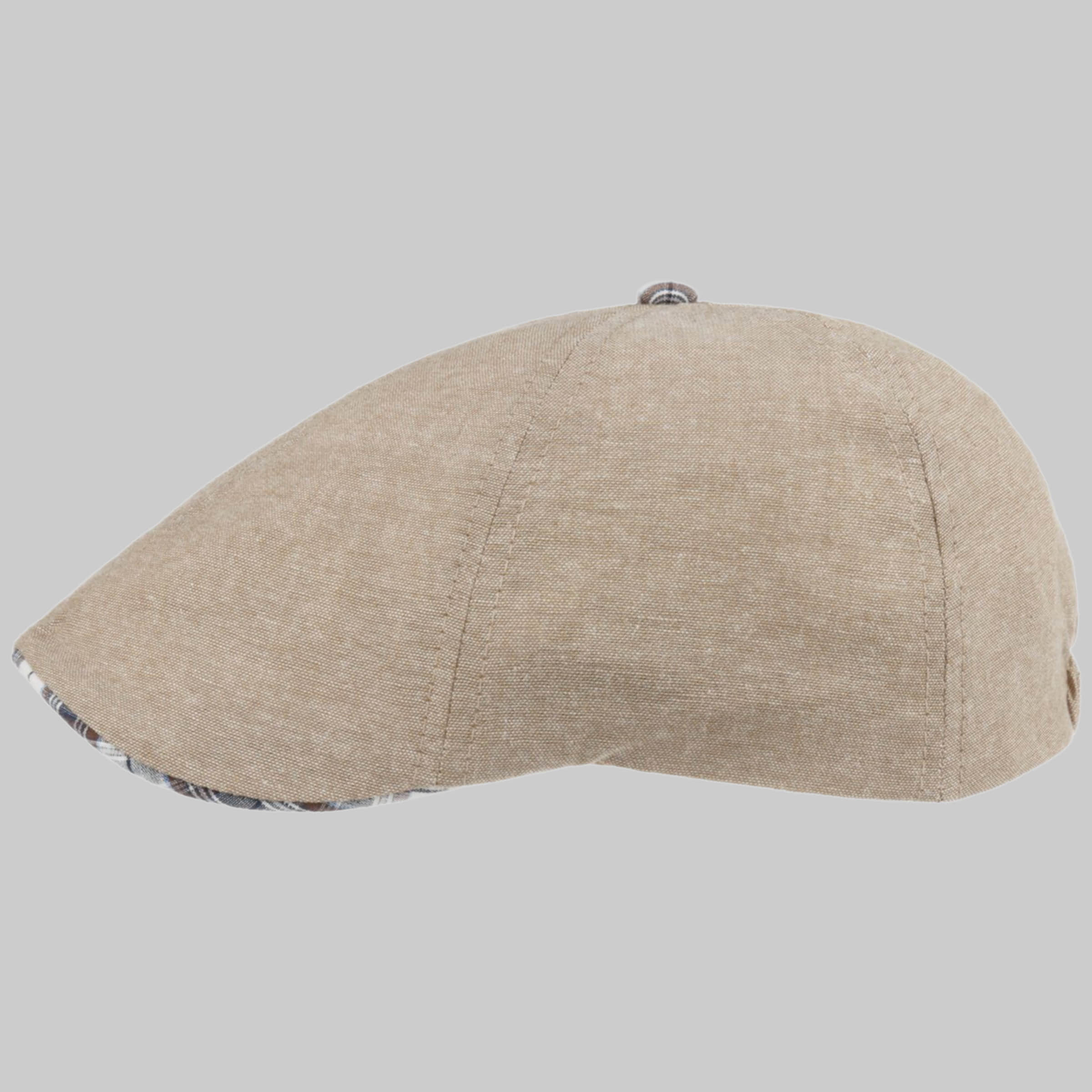 Jungenmode Lipodo Lipodo Flat Cap - Classic Cotton Peaked Cap with Visor | Kids & Adults beige