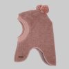 MAXIMO Mädchenmode MAXIMO GOTS Mini Slip-On Hat - Wool Fleece, Organic Jersey, Made in Germany heiderosem