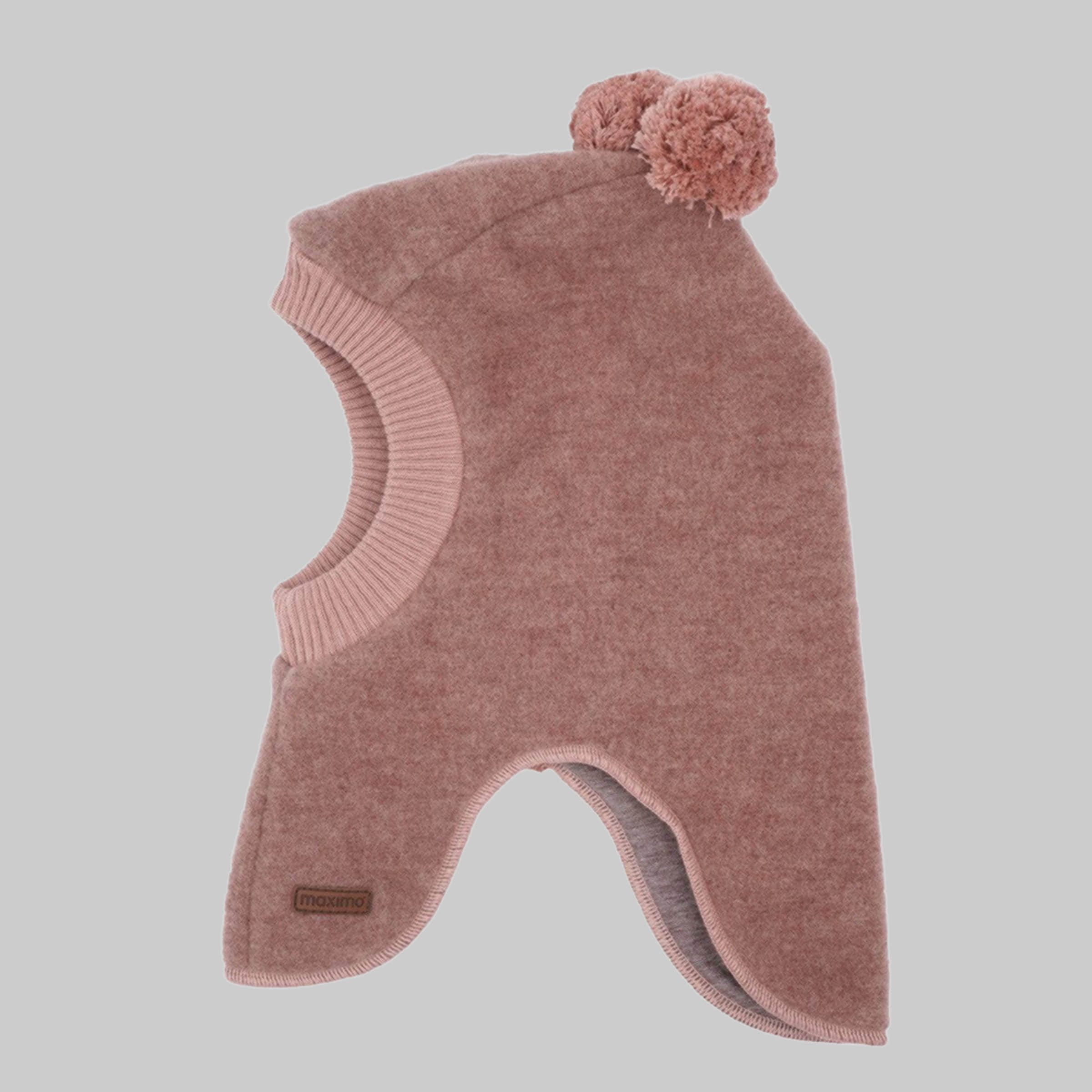 MAXIMO Mädchenmode MAXIMO GOTS Mini Slip-On Hat - Wool Fleece, Organic Jersey, Made in Germany heiderosem