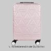 NEWCOM Glitter Hartschalen-Trolley - 20-inch Carry-on Suitcase with TSA Lock rosa Koffer & Reisegepäck NEWCOM