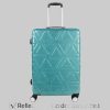 Koffer & Reisegepäck NEWCOM NEWCOM Glitter Hartschalen-Trolley - 20-inch Carry-on Suitcase with TSA Lock grün