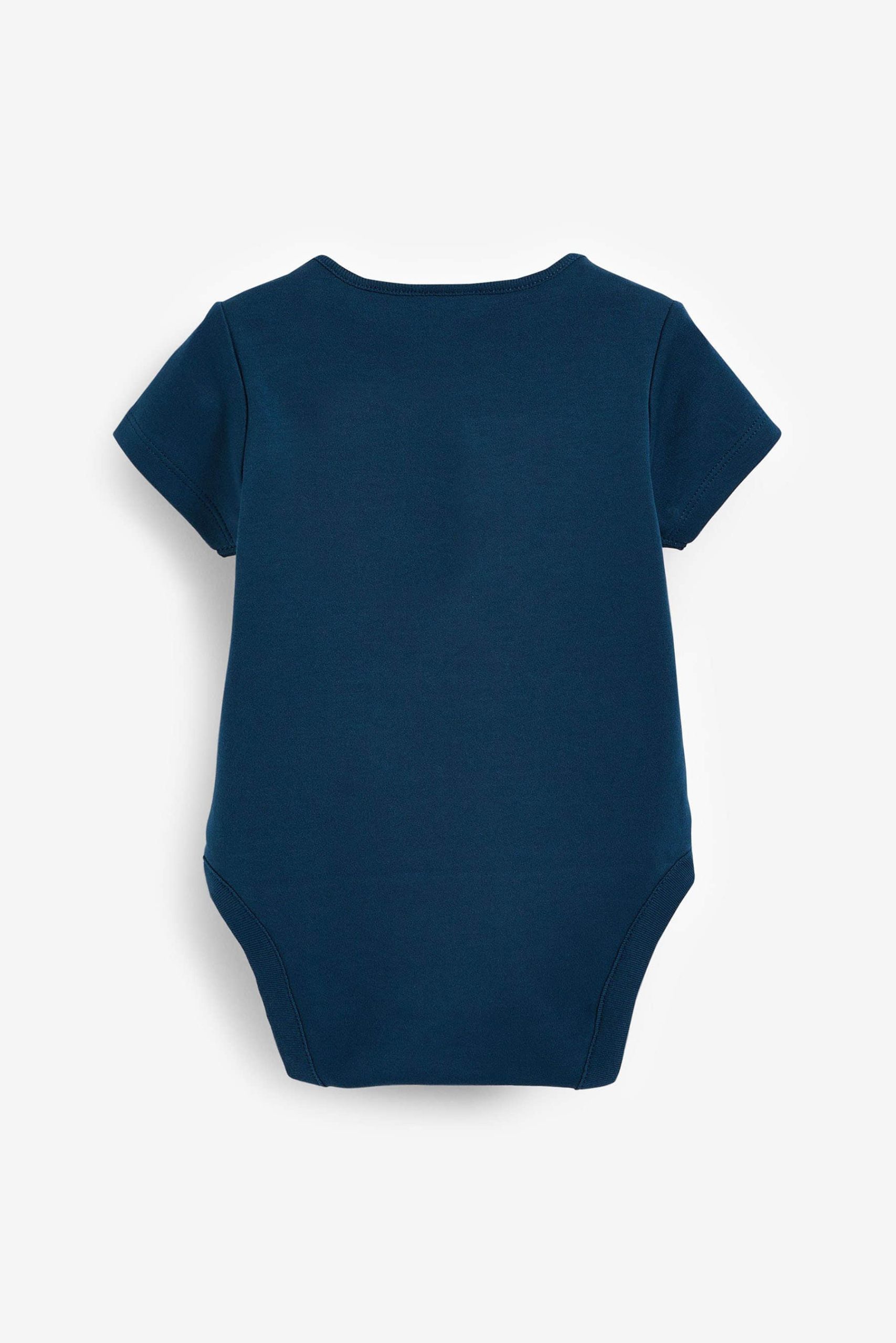 Next 5-Pack Baby Short-Sleeve Bodysuits - Premium Comfort & Value Petrol Blue Babymode Next
