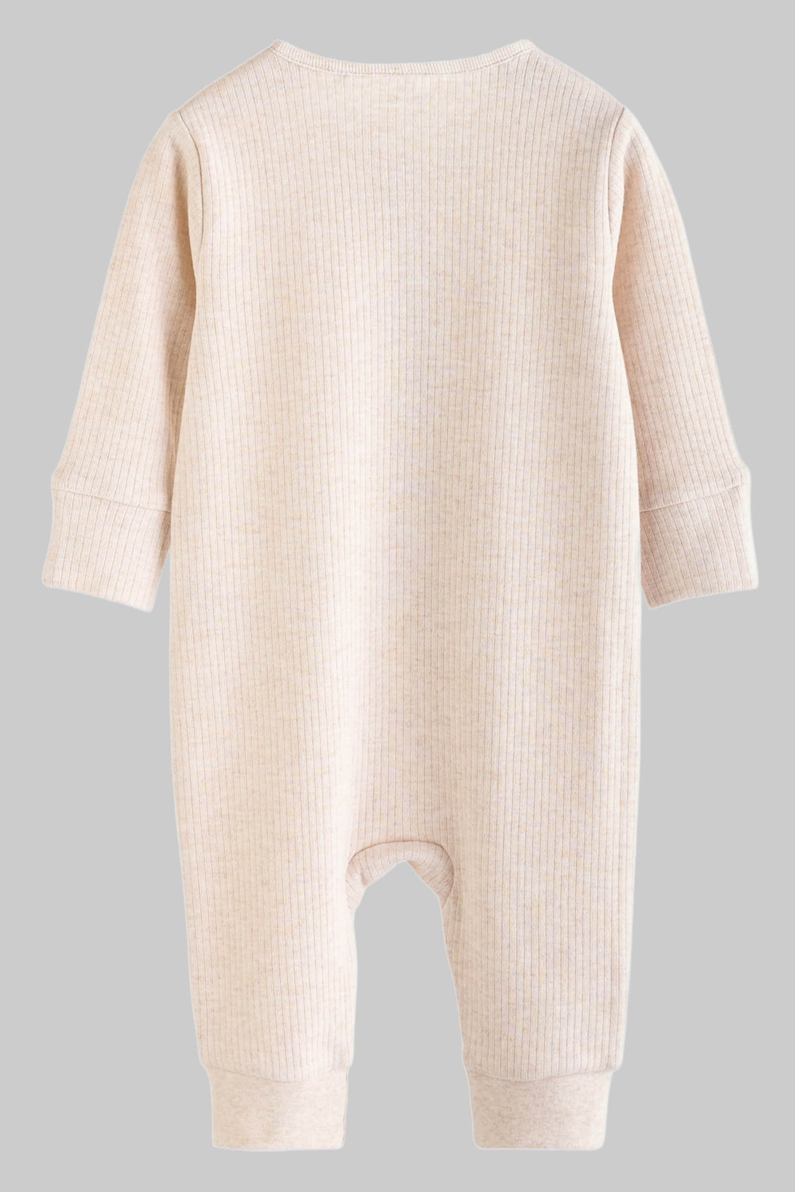 Next Baby Sleepsuits 3-Pack - Fleece & 2-Way Zip - Star Design Neutral Sl Next Babymode