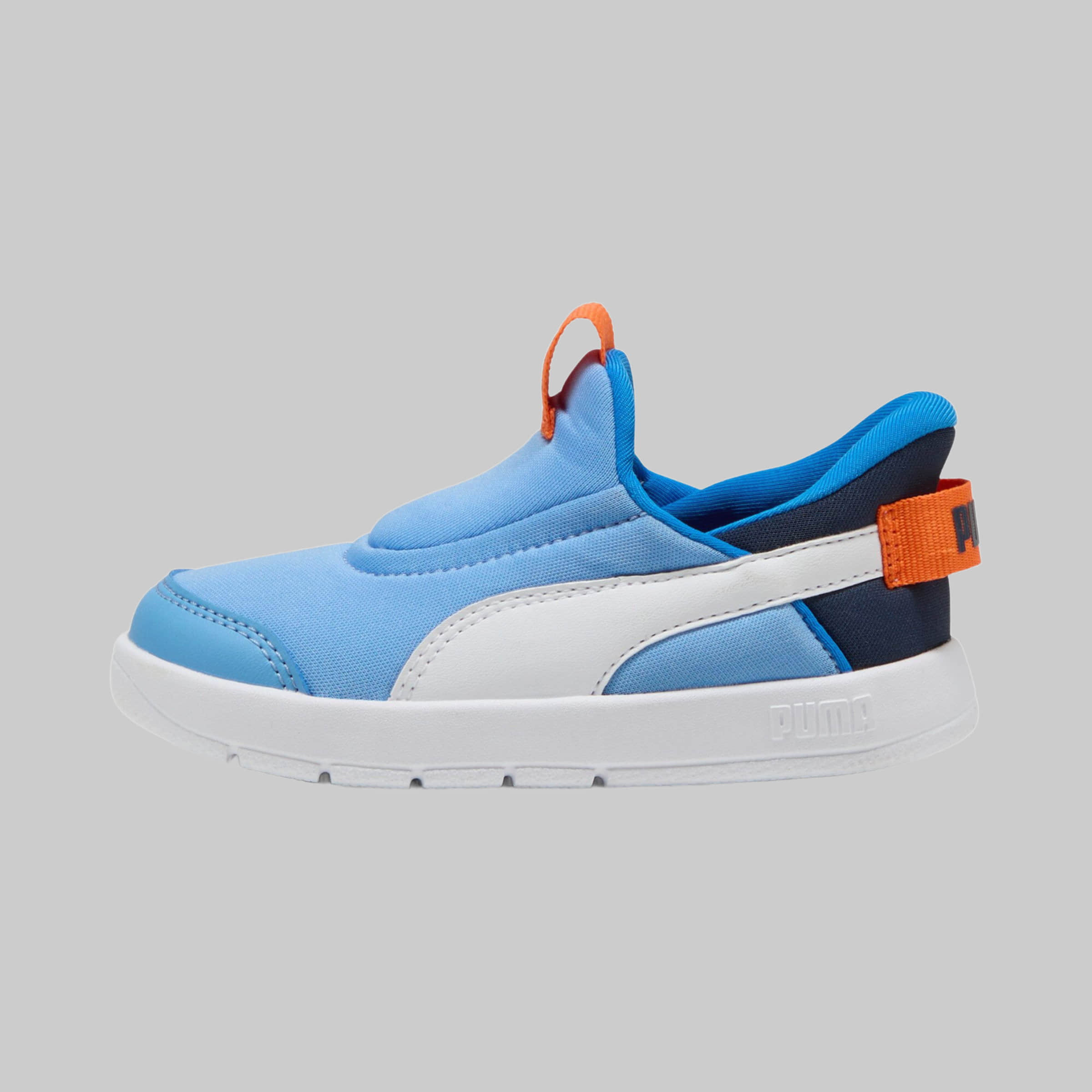 Babymode PUMA PUMA COURTFLEX V3 SLIPTECH INF Kids Sneakers - Easy-On Style Team Light