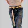 PaulZdrada Fabric Belt - Sport/Jeans/Premium Uni - Modern Hanger Style Beige PaulZdrada Jungenmode