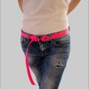 Jungenmode PaulZdrada PaulZdrada Fabric Belt - Sport/Jeans/Premium Uni - Modern Hanger Style Pink Neon