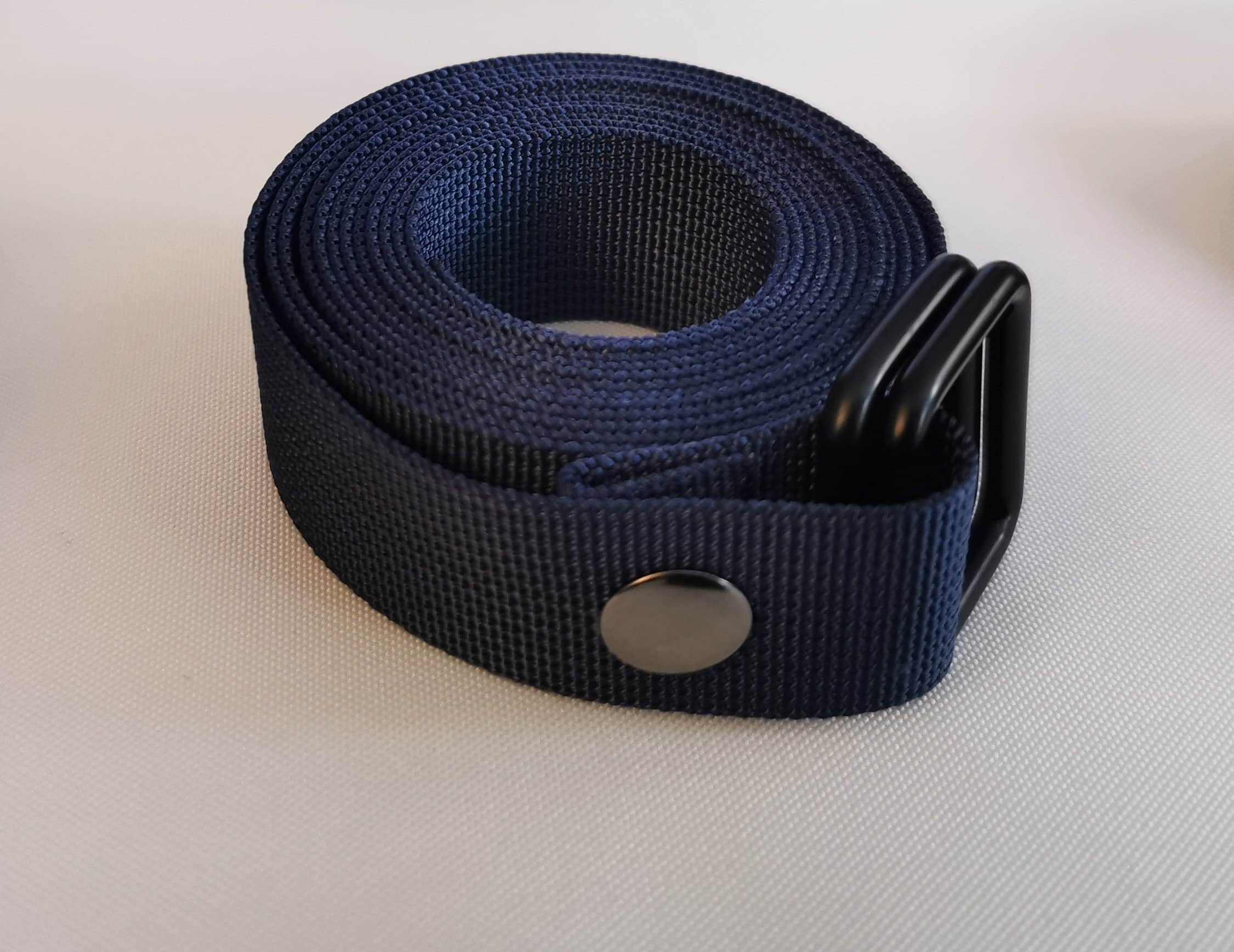 PaulZdrada Fabric Belt - Sport/Jeans/Premium Uni - Modern Hanger Style Dunkelblau Jungenmode PaulZdrada