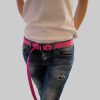PaulZdrada Fabric Belt - Sport/Jeans/Premium Uni - Modern Hanger Style Fuchsia PaulZdrada Jungenmode