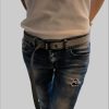 PaulZdrada Jungenmode PaulZdrada Fabric Belt - Sport/Jeans/Premium Uni - Modern Hanger Style Grau