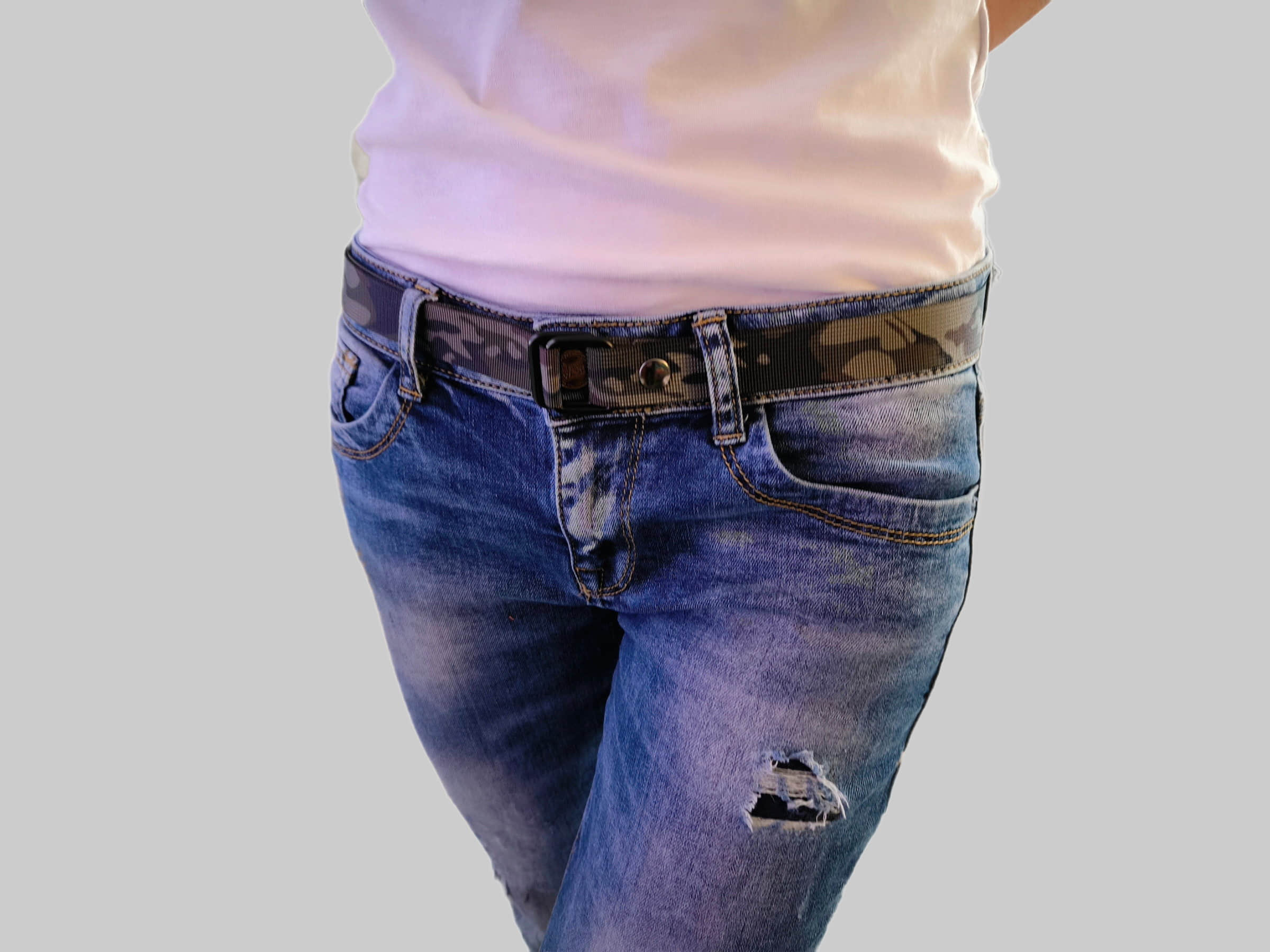PaulZdrada Fabric Belt - Sport/Jeans/Premium Uni - Modern Hanger Style Tarn Hell Jungenmode PaulZdrada