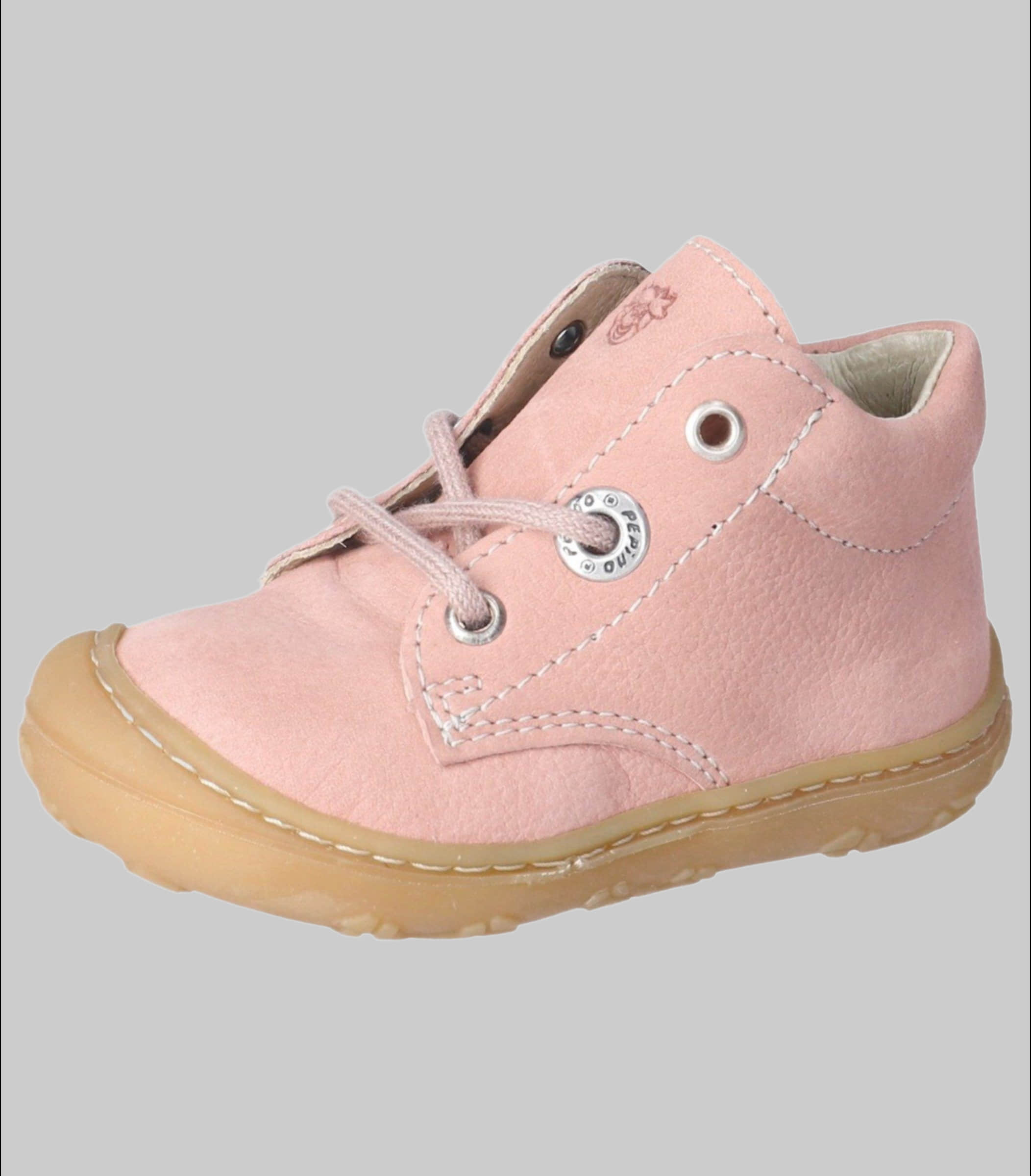 Ricosta Pepino 'Cory' Lauflerner: Premium Leather Kids Running Shoe - WMS Fit Hellpink Lauflernschuhe PEPINO by RICOSTA