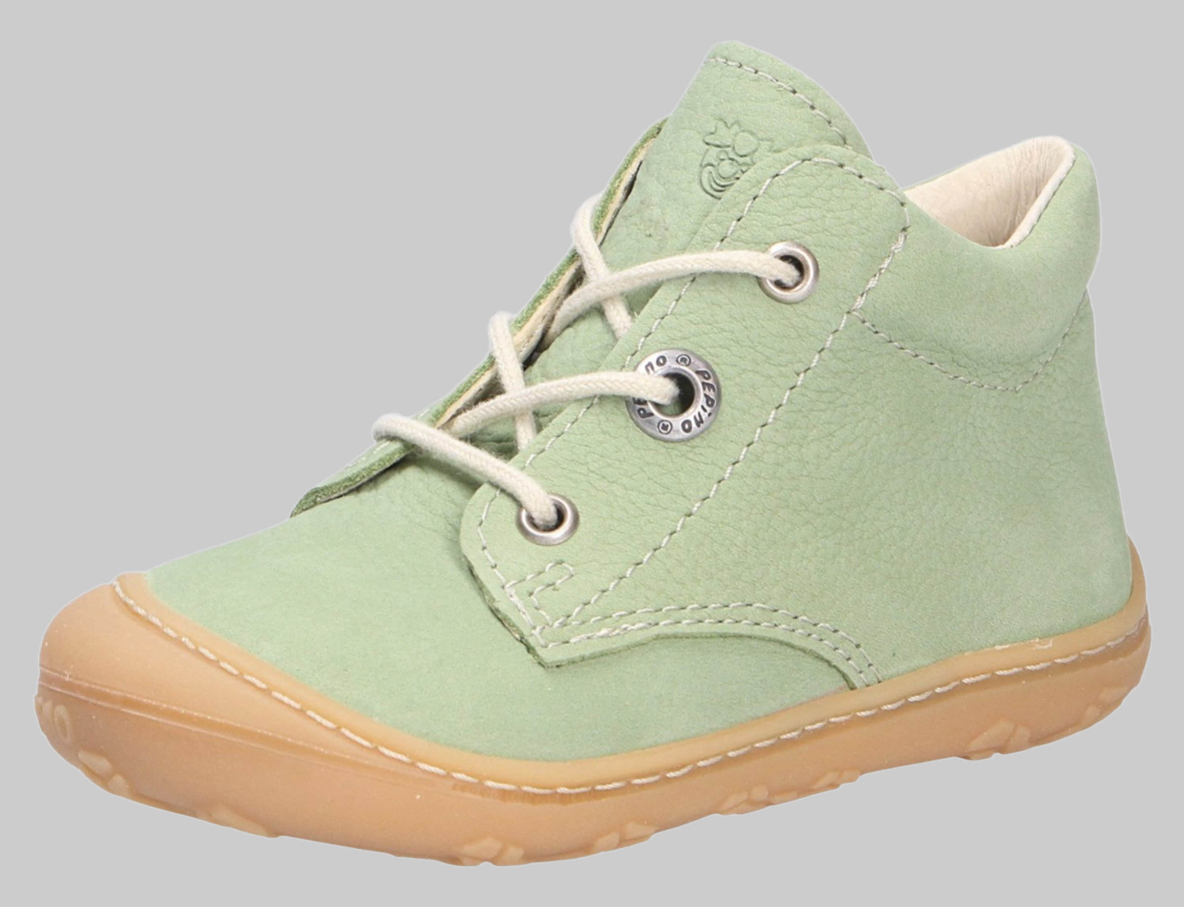 Ricosta Pepino 'Cory' Lauflerner: Premium Leather Kids Running Shoe - WMS Fit avocado (5 Babymode PEPINO by RICOSTA