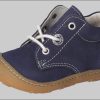 PEPINO by RICOSTA Mädchenmode Ricosta Pepino 'Cory' Lauflerner: Premium Leather Kids Running Shoe - WMS Fit navy