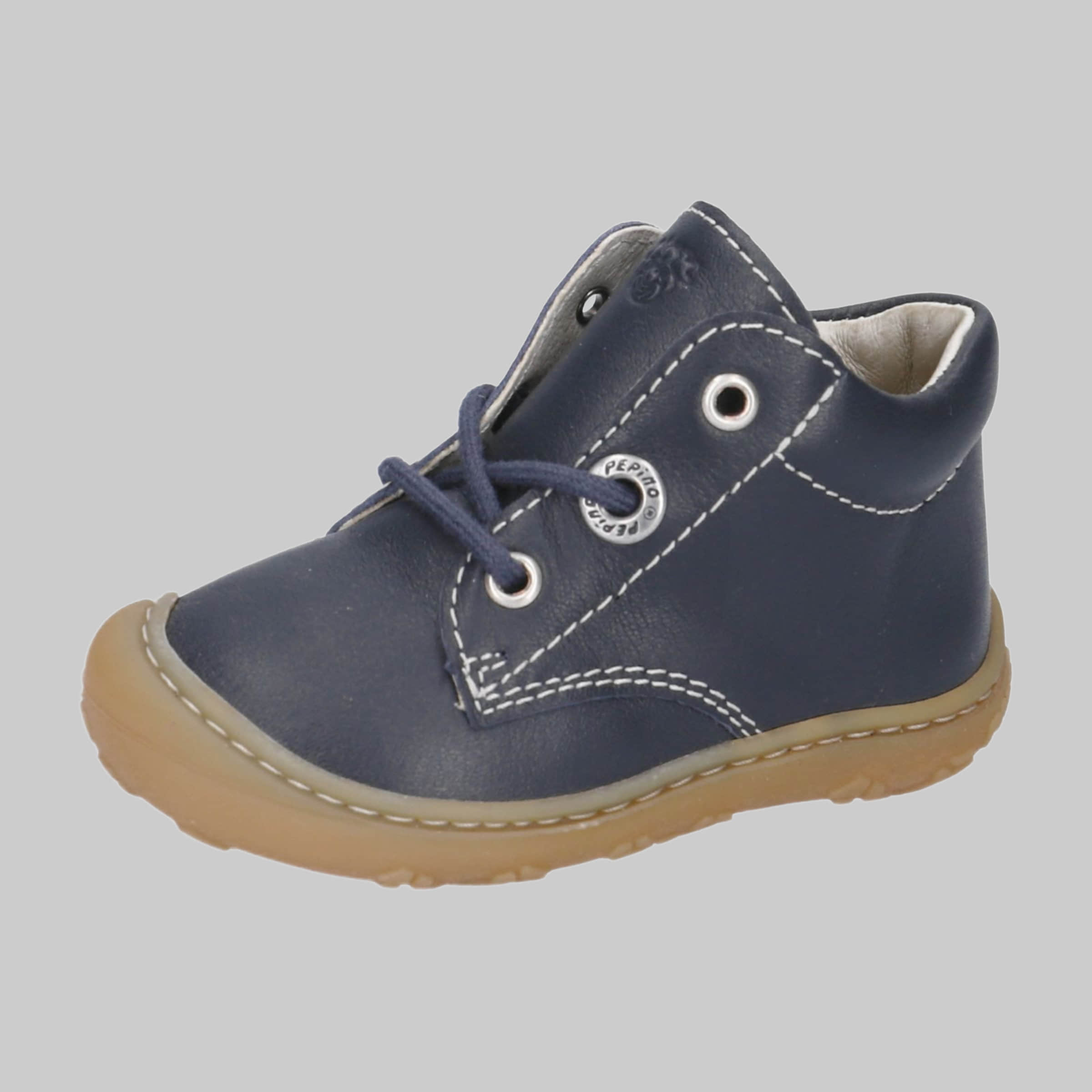 Ricosta Pepino 'Cory' Lauflerner: Premium Leather Kids Running Shoe - WMS Fit nautic PEPINO by RICOSTA Babymode