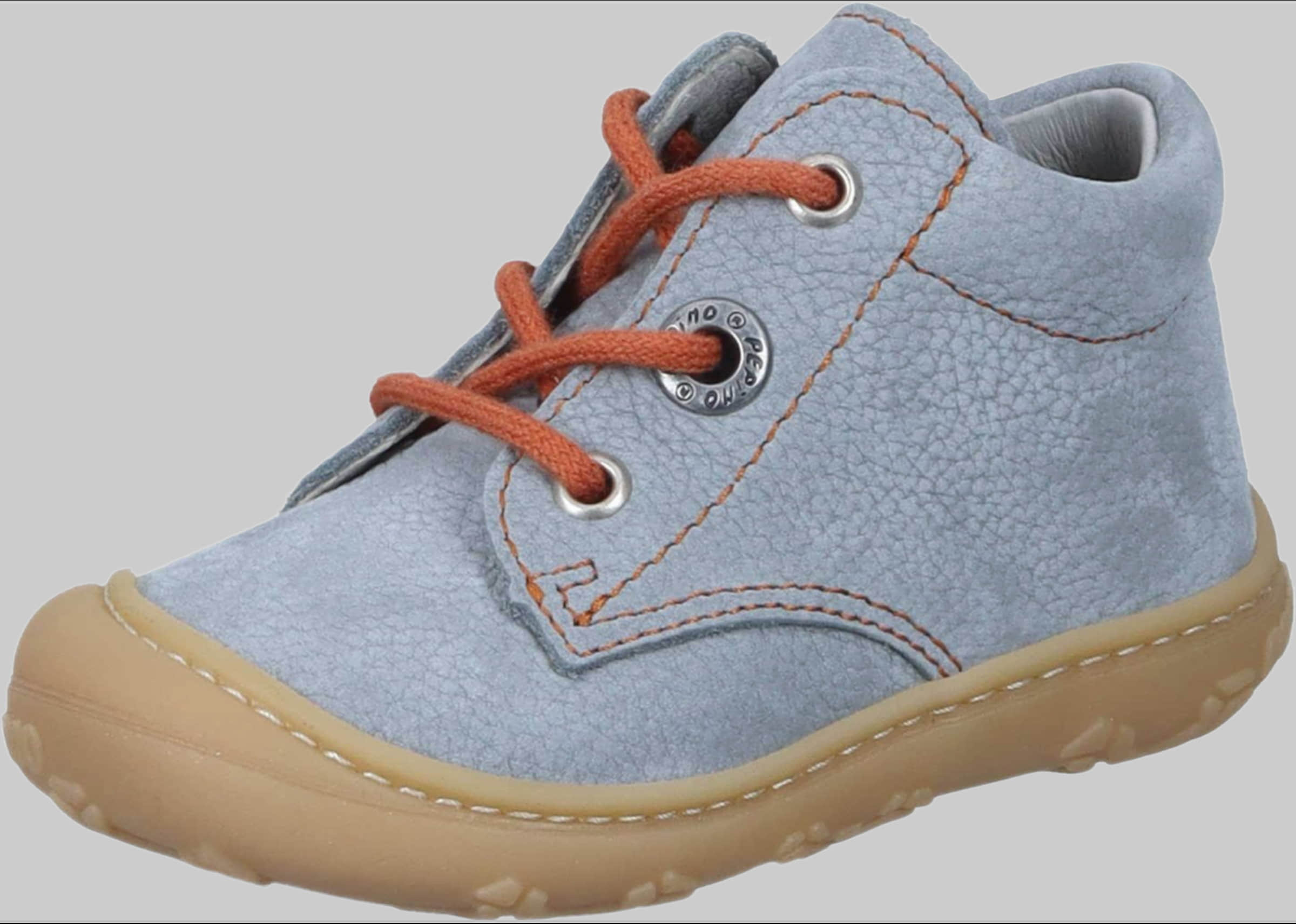PEPINO by RICOSTA Ricosta Pepino 'Cory' Lauflerner: Premium Leather Kids Running Shoe - WMS Fit hellgrau Mädchenmode