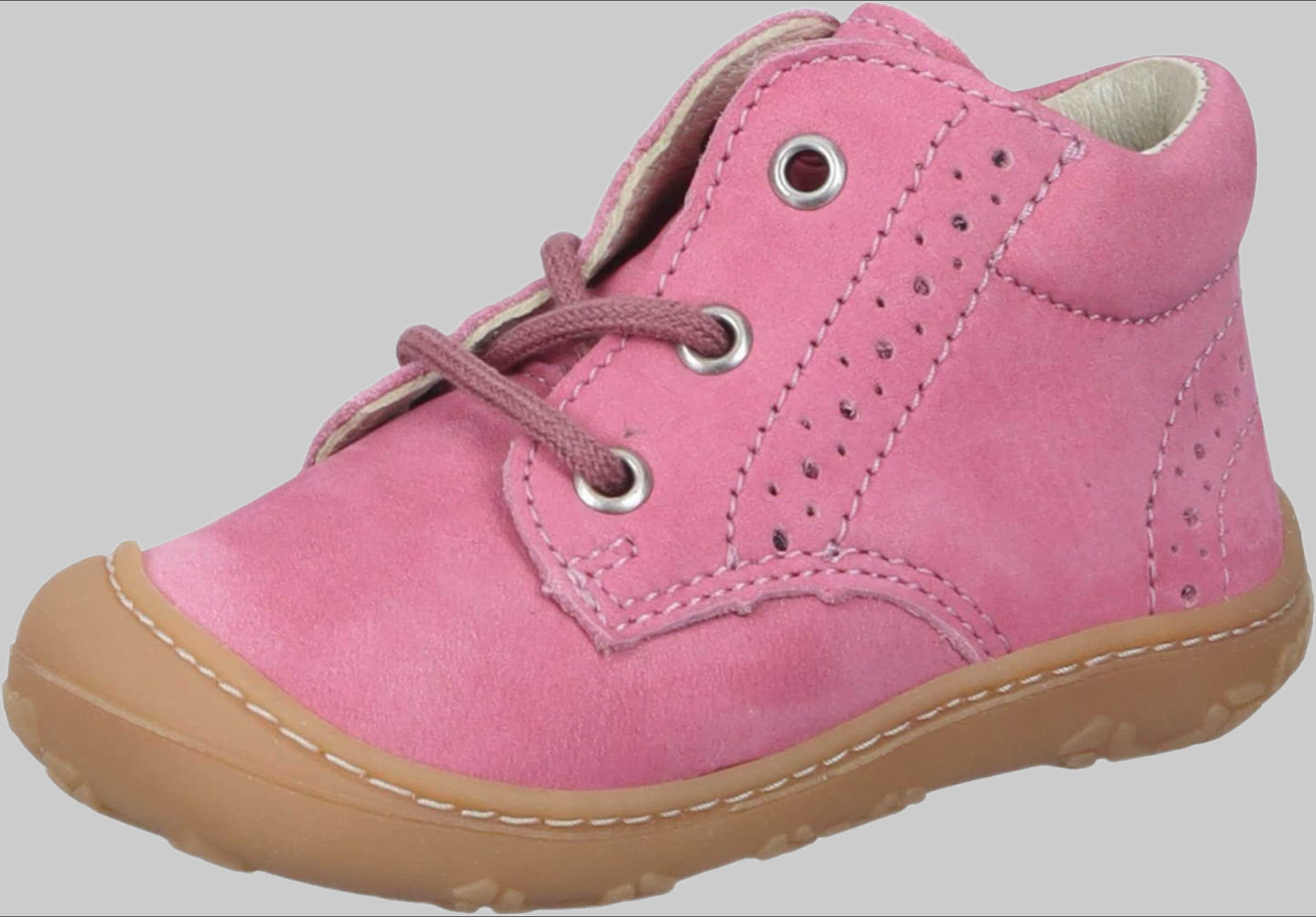 Babymode PEPINO by RICOSTA Ricosta Pepino 'Cory' Lauflerner: Premium Leather Kids Running Shoe - WMS Fit mallow (330)