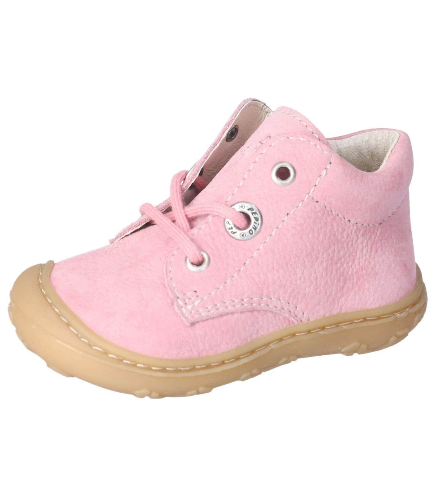 PEPINO by RICOSTA Ricosta Pepino 'Cory' Lauflerner: Premium Leather Kids Running Shoe - WMS Fit Rose Babymode