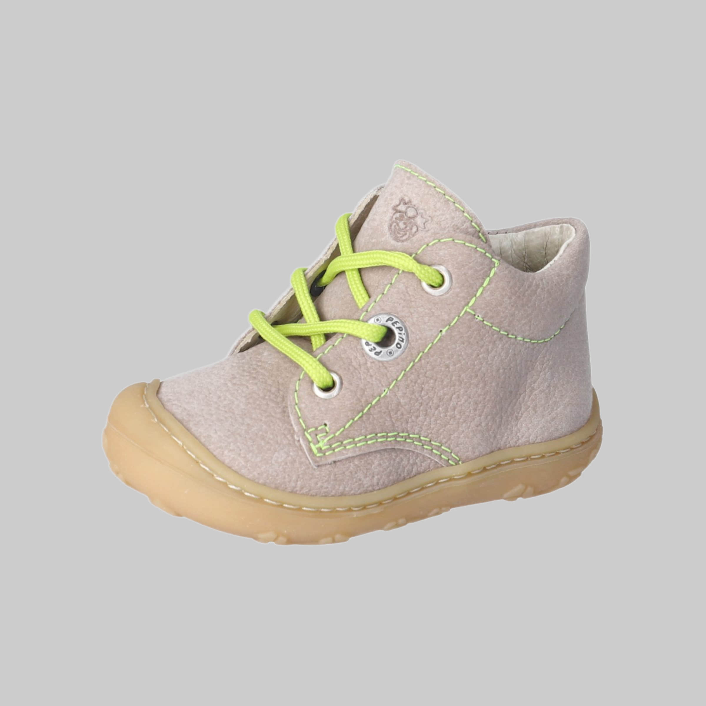 Ricosta Pepino 'Cory' Lauflerner: Premium Leather Kids Running Shoe - WMS Fit Kies/Neong Babymode PEPINO by RICOSTA
