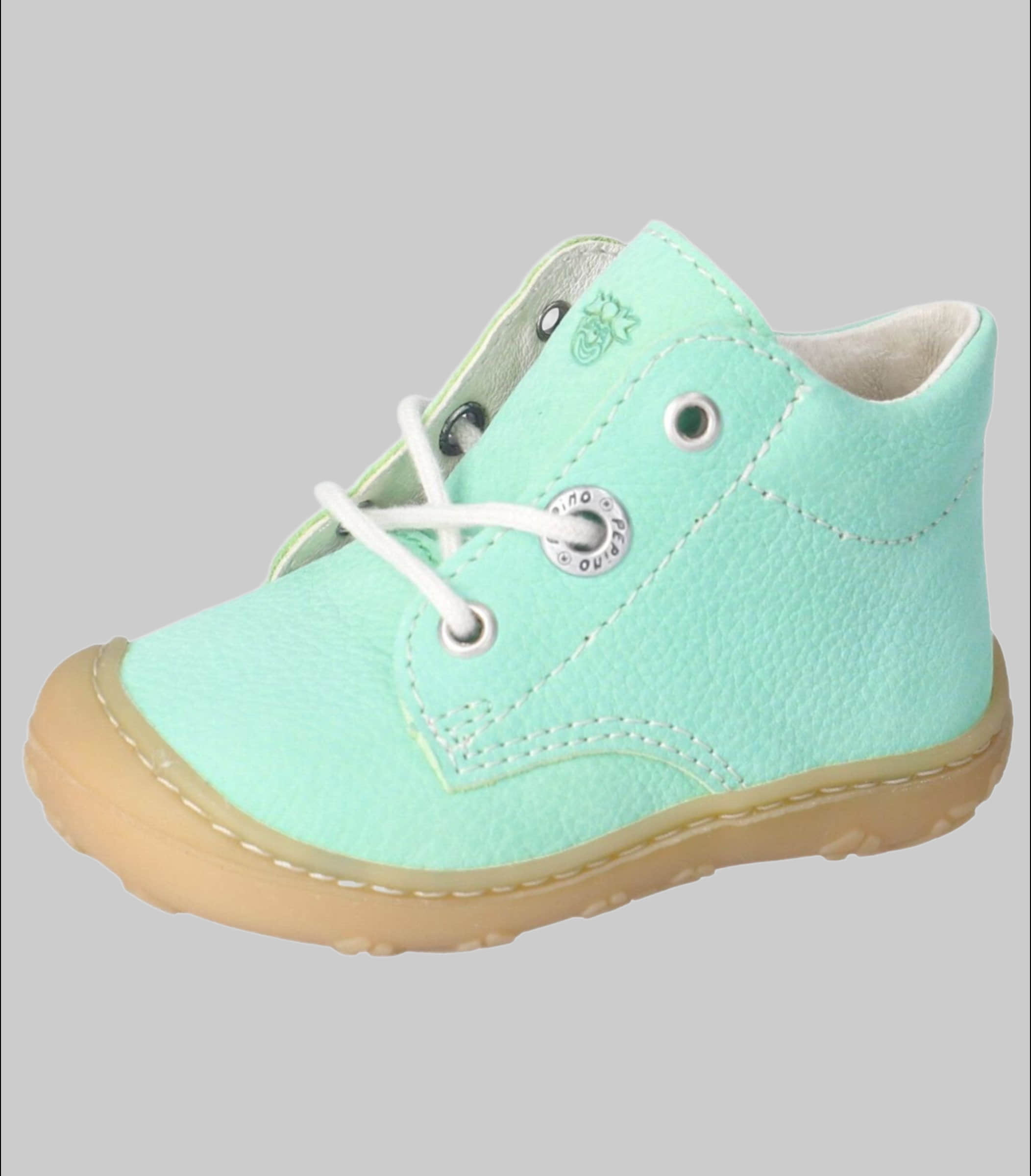 PEPINO by RICOSTA Ricosta Pepino 'Cory' Lauflerner: Premium Leather Kids Running Shoe - WMS Fit Pistachio Mädchenmode
