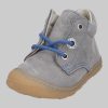 PEPINO by RICOSTA Babymode Ricosta Pepino 'Cory' Lauflerner: Premium Leather Kids Running Shoe - WMS Fit graphit/blau
