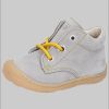 Babymode PEPINO by RICOSTA Ricosta Pepino 'Cory' Lauflerner: Premium Leather Kids Running Shoe - WMS Fit Graphit