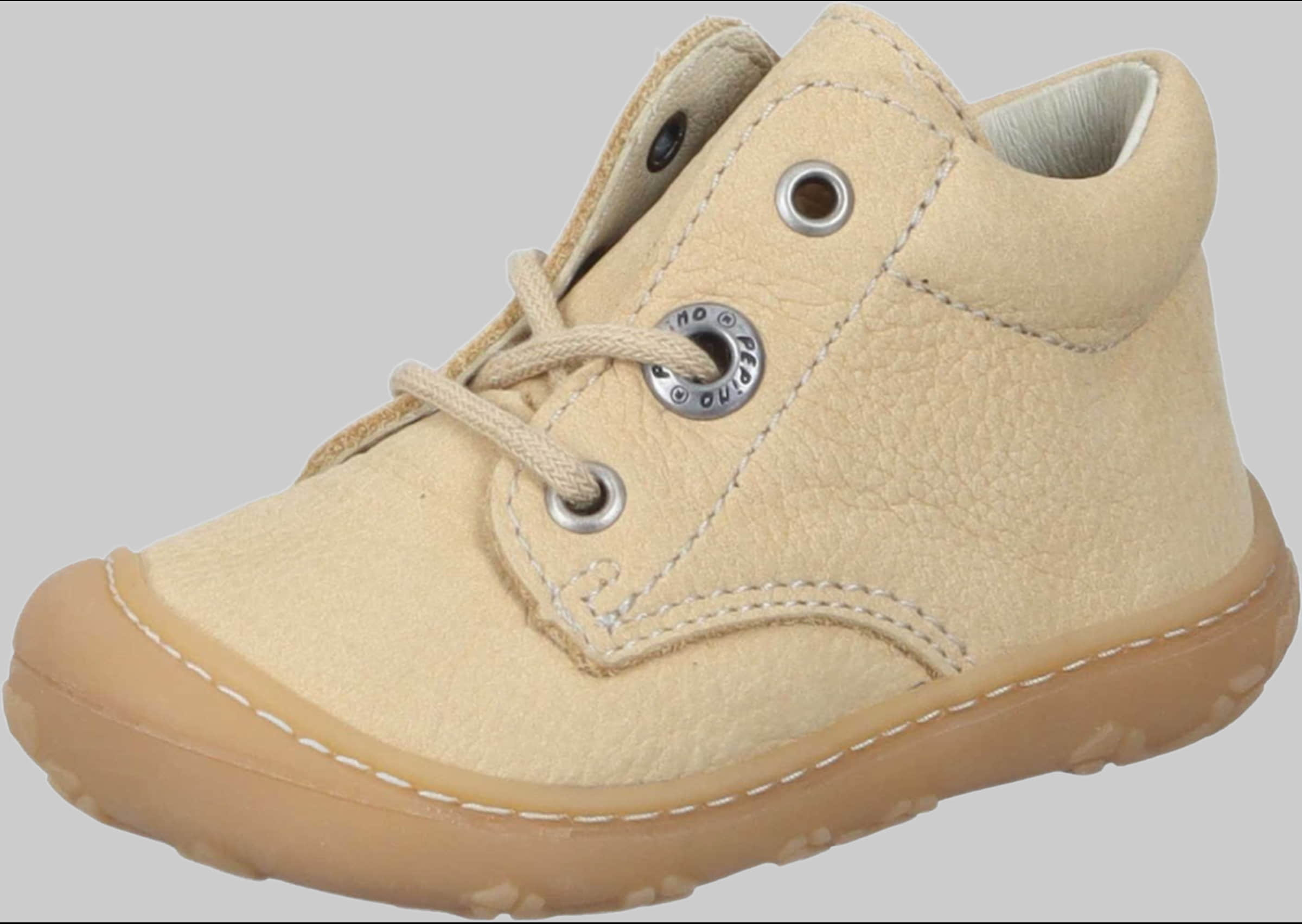 Ricosta Pepino 'Cory' Lauflerner: Premium Leather Kids Running Shoe - WMS Fit desert (630) Stiefel PEPINO by RICOSTA