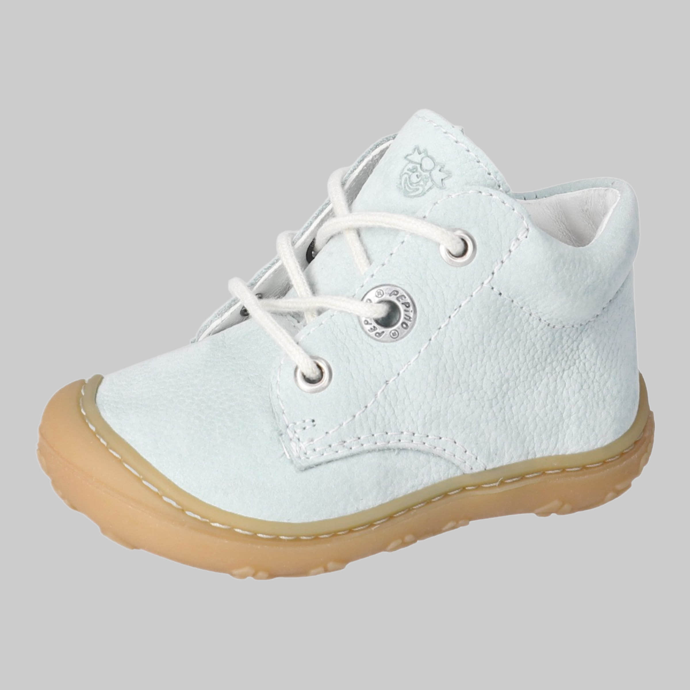 Ricosta Pepino 'Cory' Lauflerner: Premium Leather Kids Running Shoe - WMS Fit ice (511) Babymode PEPINO by RICOSTA