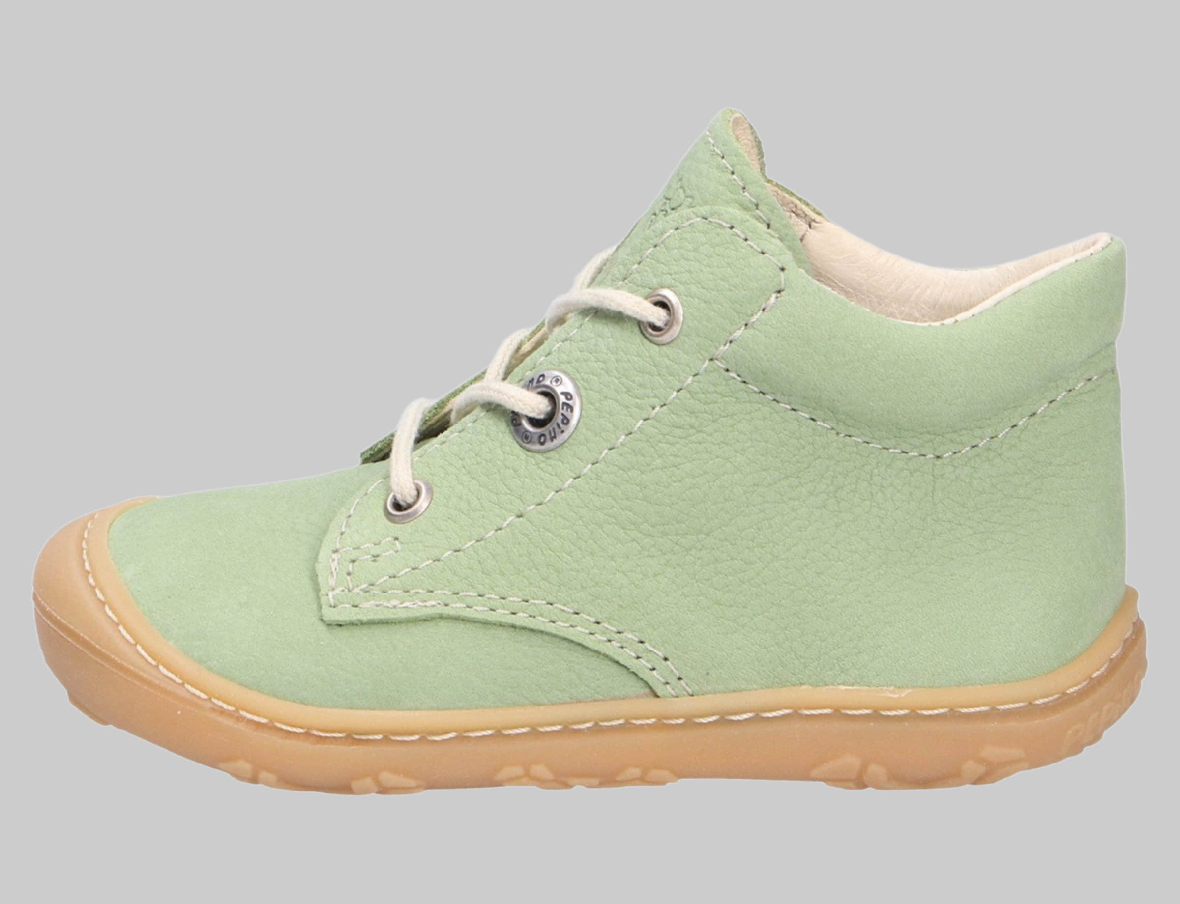 Ricosta Pepino 'Cory' Lauflerner: Premium Leather Kids Running Shoe - WMS Fit avocado (5 Babymode PEPINO by RICOSTA