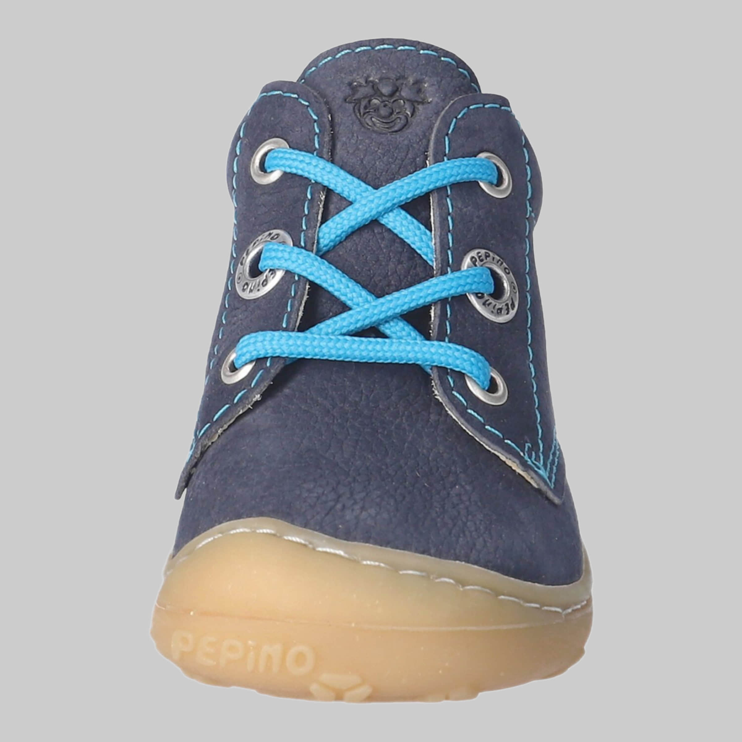 PEPINO by RICOSTA Lauflernschuhe Ricosta Pepino 'Cory' Lauflerner: Premium Leather Kids Running Shoe - WMS Fit see/türkis