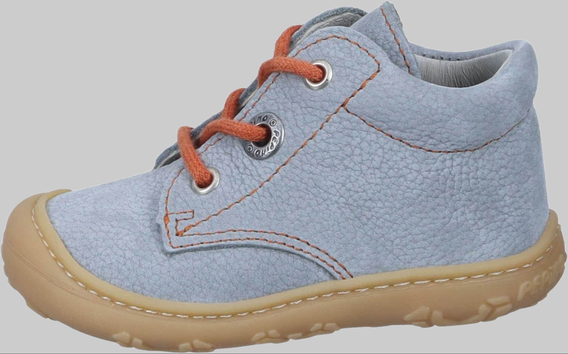 PEPINO by RICOSTA Ricosta Pepino 'Cory' Lauflerner: Premium Leather Kids Running Shoe - WMS Fit hellgrau Mädchenmode