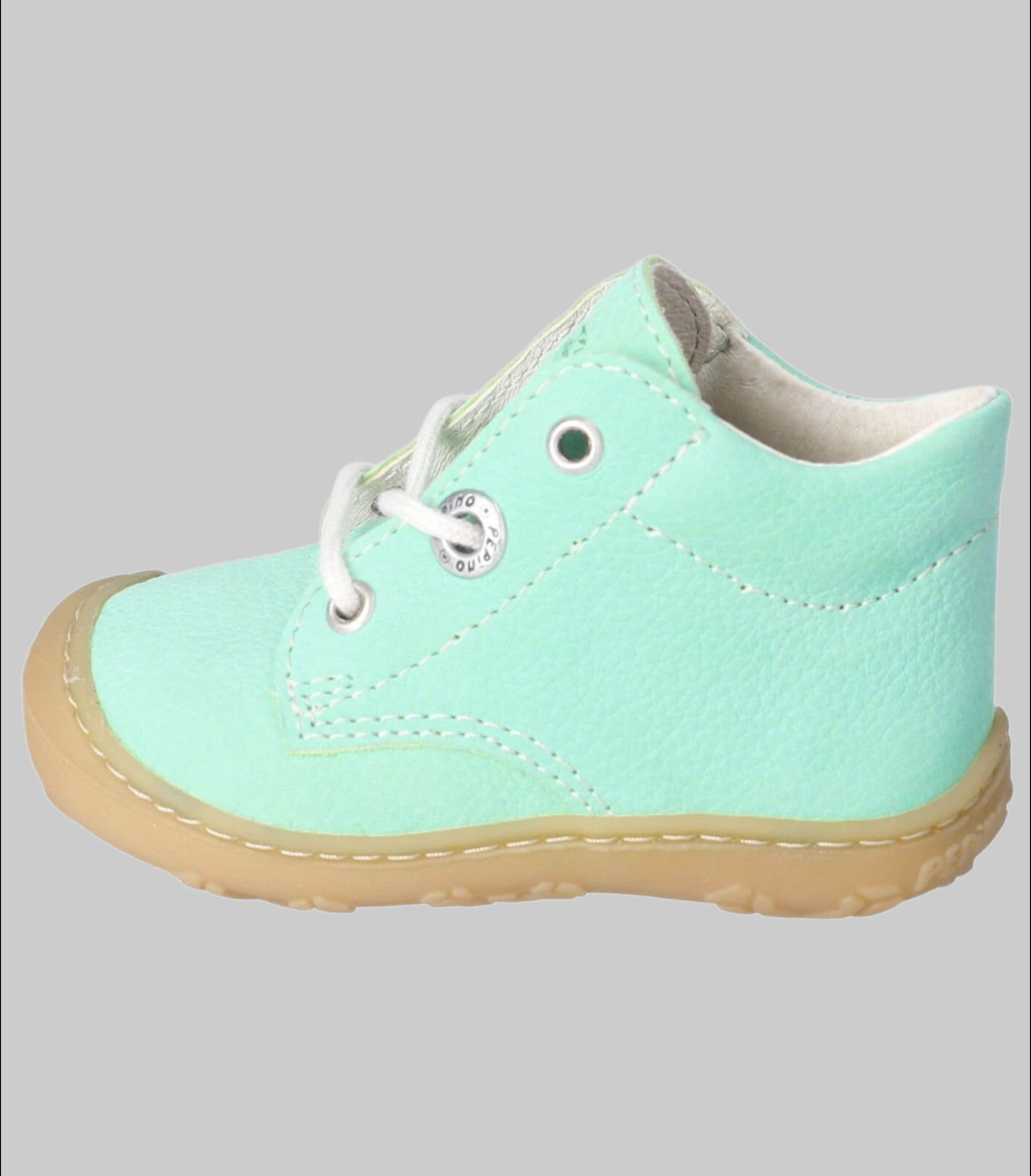 PEPINO by RICOSTA Ricosta Pepino 'Cory' Lauflerner: Premium Leather Kids Running Shoe - WMS Fit Pistachio Mädchenmode