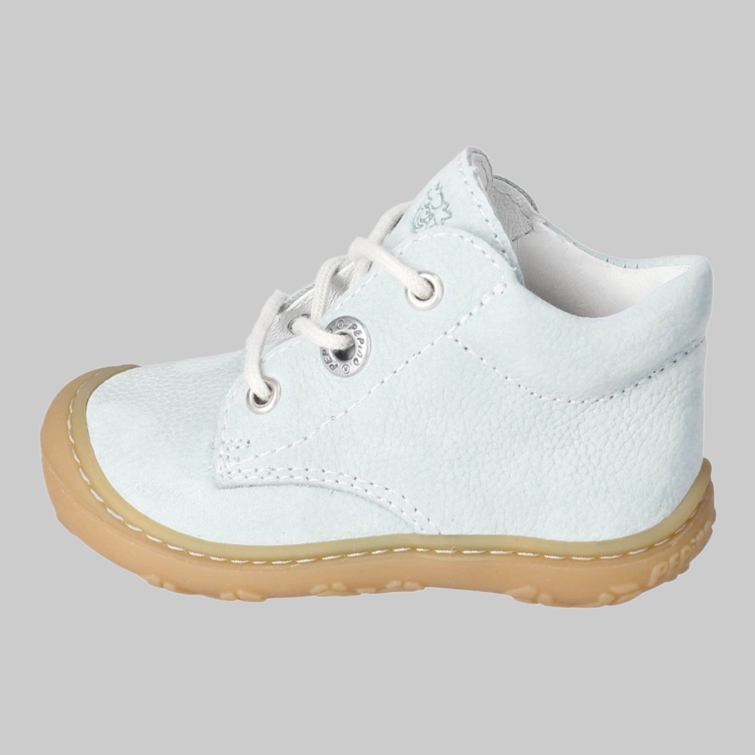 Ricosta Pepino 'Cory' Lauflerner: Premium Leather Kids Running Shoe - WMS Fit ice (511) Babymode PEPINO by RICOSTA