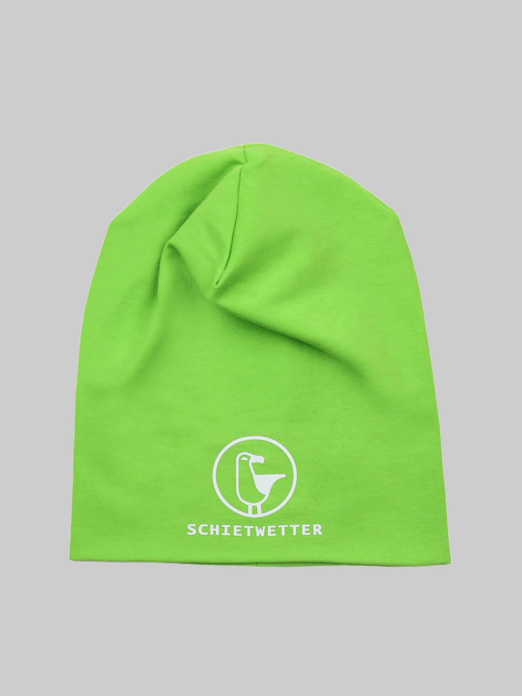 Mädchenmode Schietwetter Schietwetter Children's Beanie - Lightweight & Stylish lime/white
