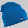 Stark Soul® Uni Slouch Beanie - Premium Cotton Jersey Knit Blau Stark Soulu00AE Accessoires & Taschen