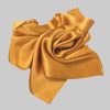 Mädchenmode TINITEX TINITEX Seidentuch Nickituch Halstuch Seide Satin bernstein