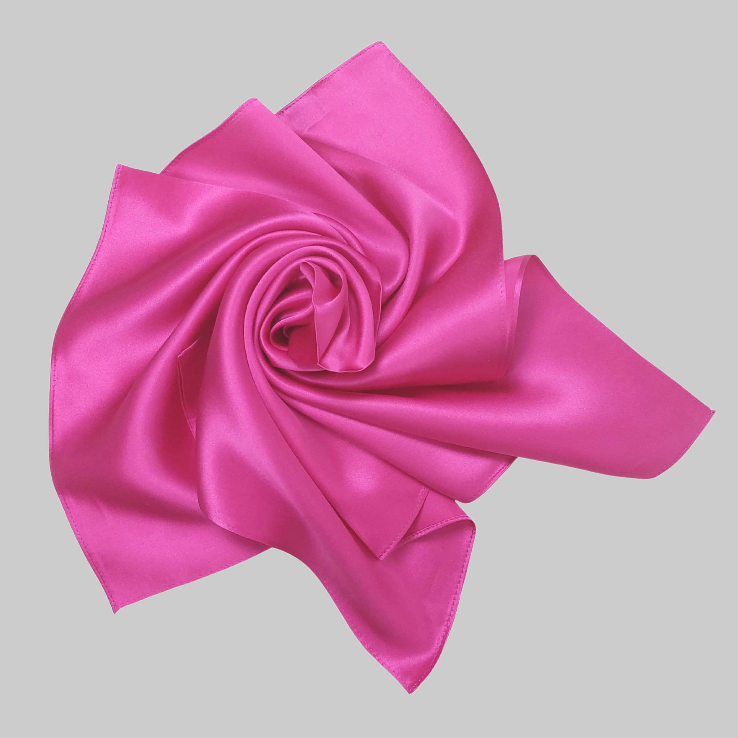TINITEX TINITEX Seidentuch Nickituch Halstuch Seide Satin pink Mädchenmode