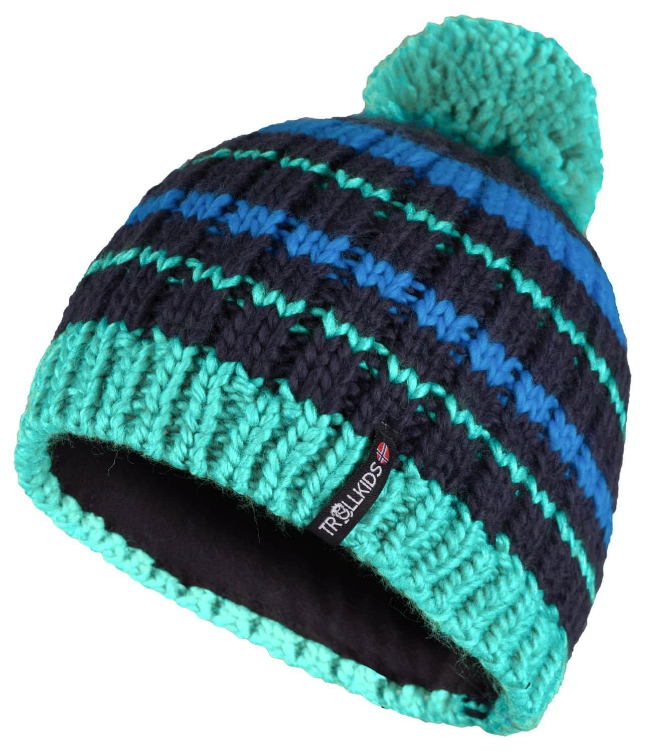 Mädchenmode TROLLKIDS TROLLKIDS Bommelmütze Hafjell Marineblau