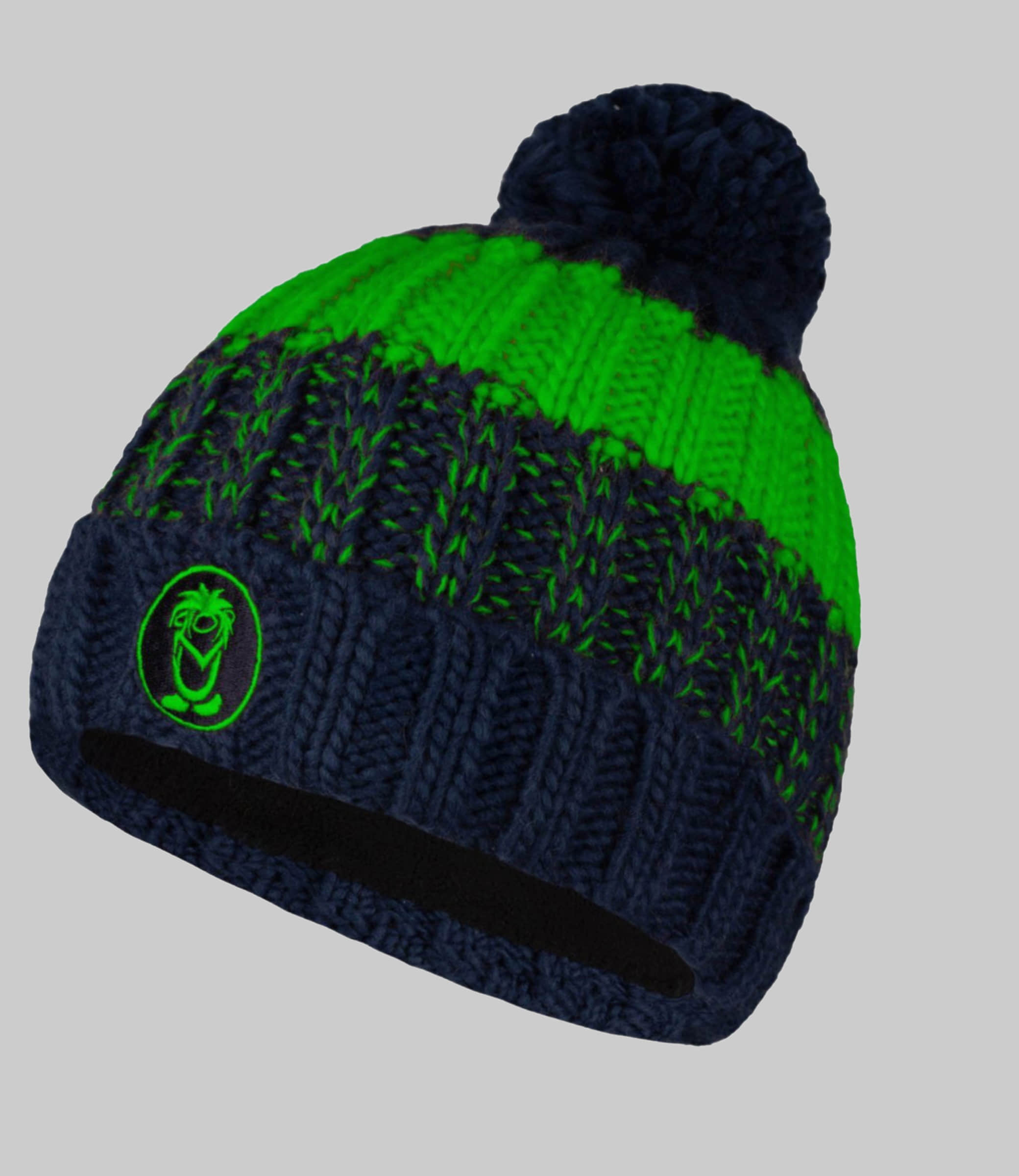 TROLLKIDS Mädchenmode TROLLKIDS Bommelmütze Troll - Reversible Kids Beanie Marineblau