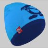 Mädchenmode TROLLKIDS TROLLKIDS Bommelmütze Troll - Reversible Kids Beanie Marineblau