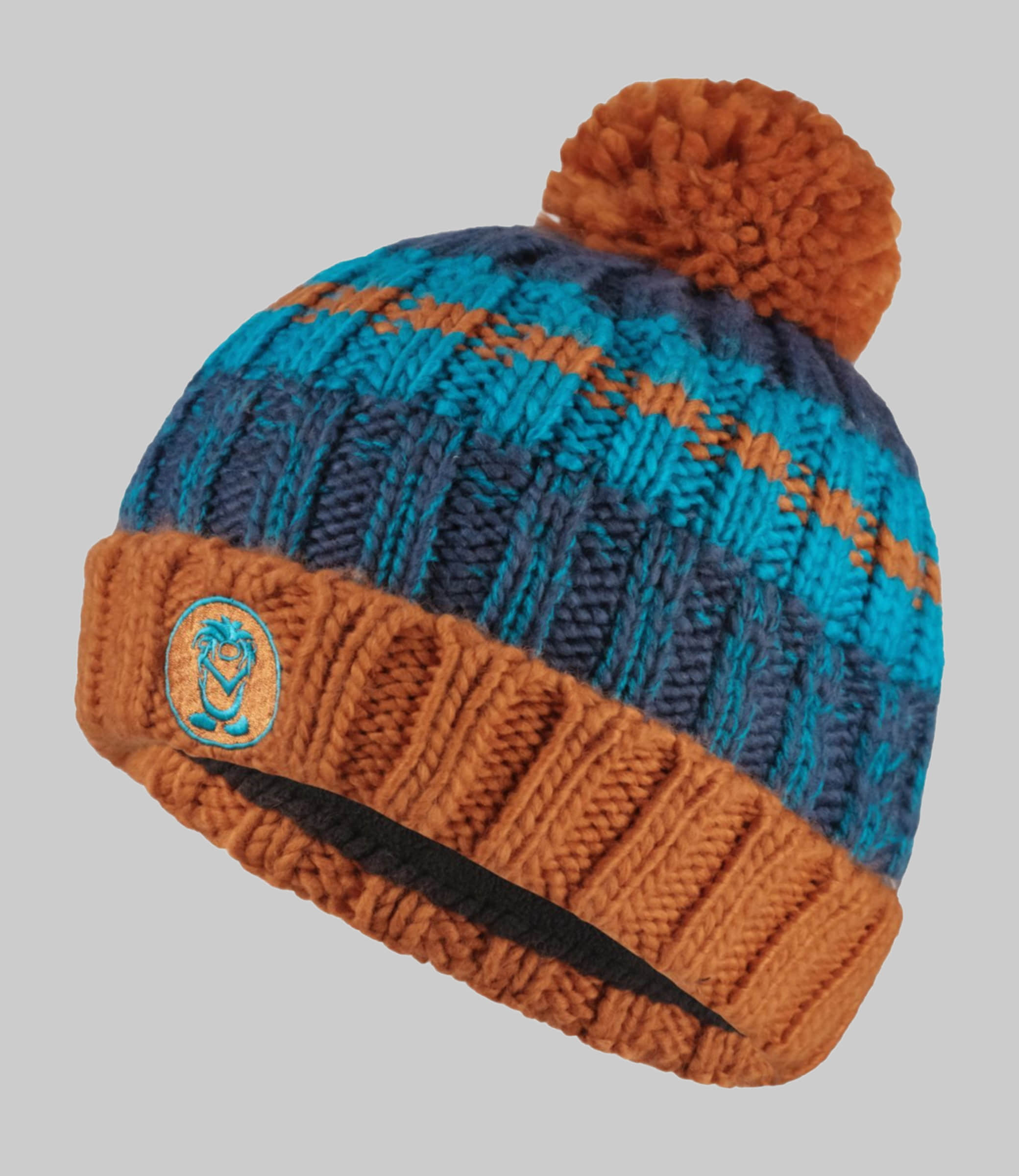 TROLLKIDS TROLLKIDS Bommelmütze Troll - Reversible Kids Beanie Zimt/Nacht Mädchenmode
