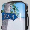 Trendyshop365 Koffer & Reisegepäck Trendyshop365 Hartschalen-Trolleys Beach – Bunter Koffer mit Strand-Motiv