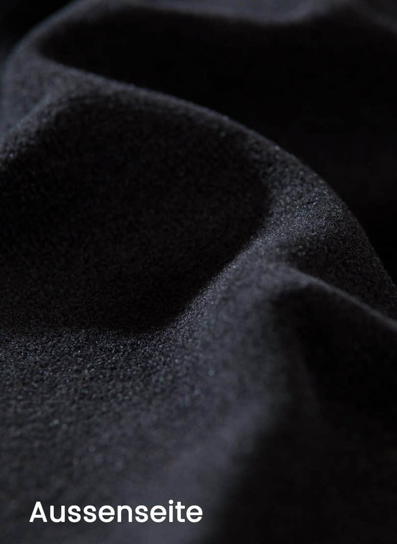 Trigema Trigema Fleeceschal | Men's Fleece Scarf with Chic Fringes schwarz Mädchenmode